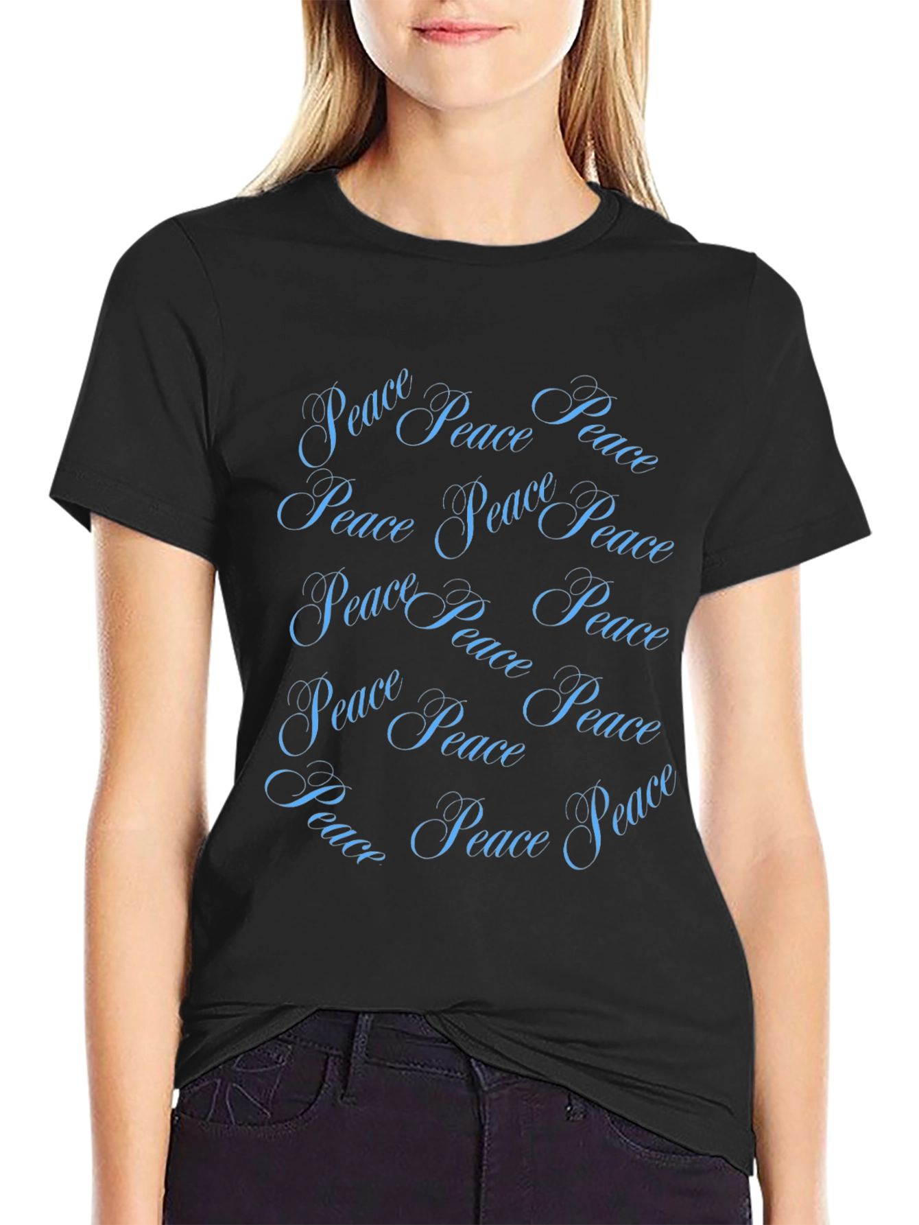 Peace Design Black T-Shirt