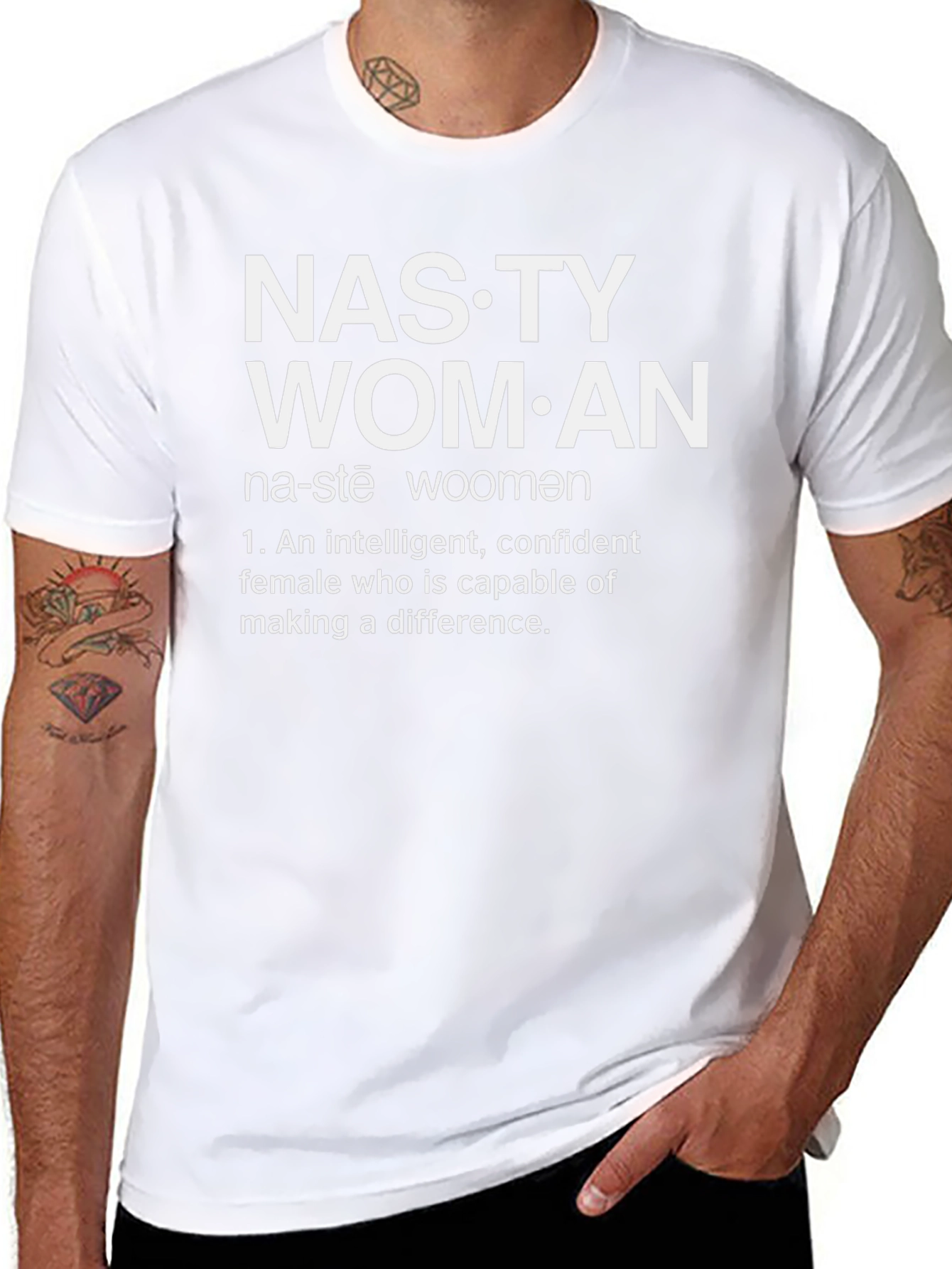 Nasty Woman Definition Graphic T-Shirt