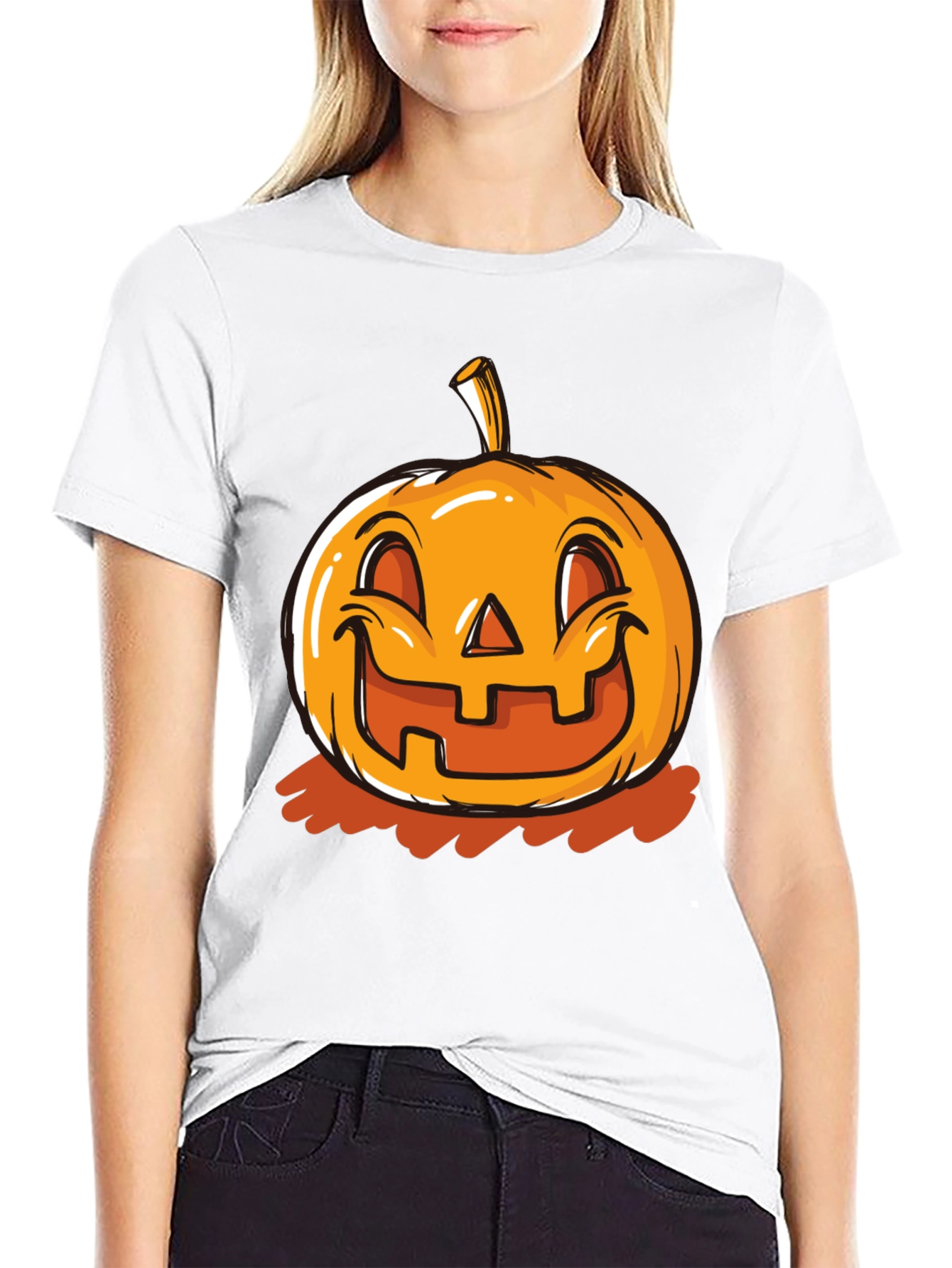 Halloween Pumpkin Graphic Tee