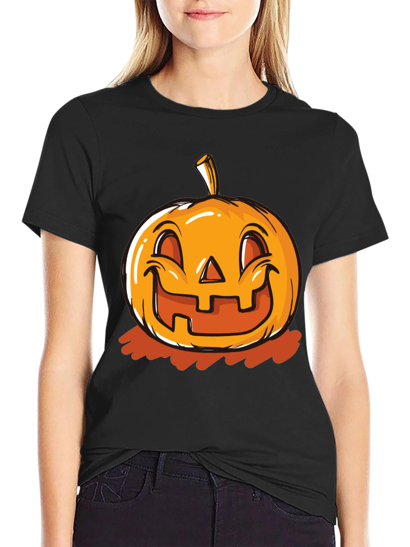 Halloween Pumpkin Graphic Tee