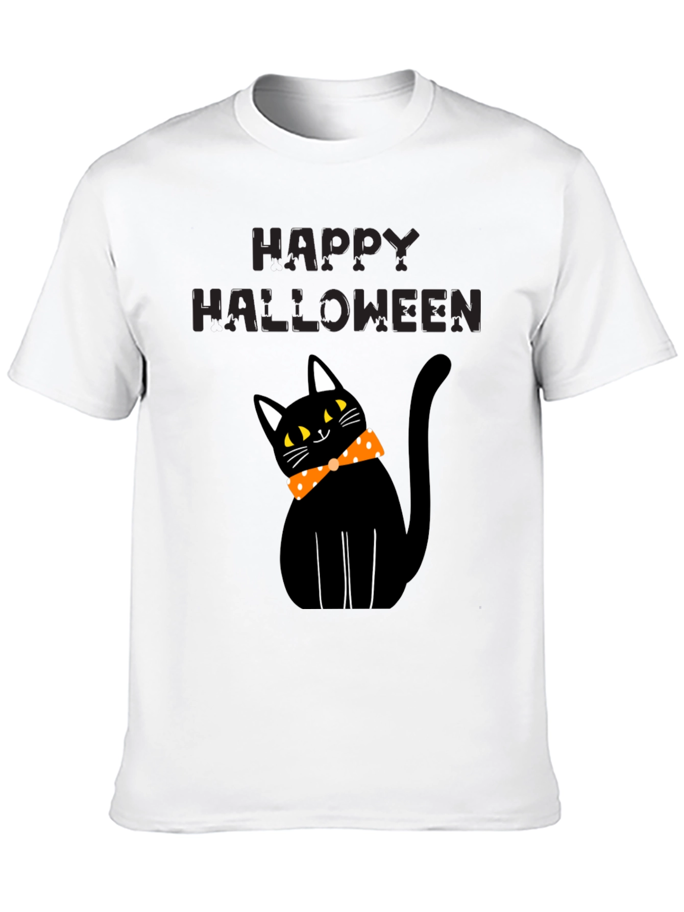Happy Halloween Black Cat T-Shirt