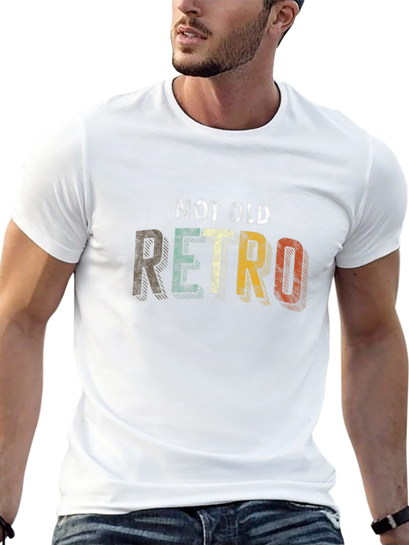 Retro Graphic Tee - Not Old