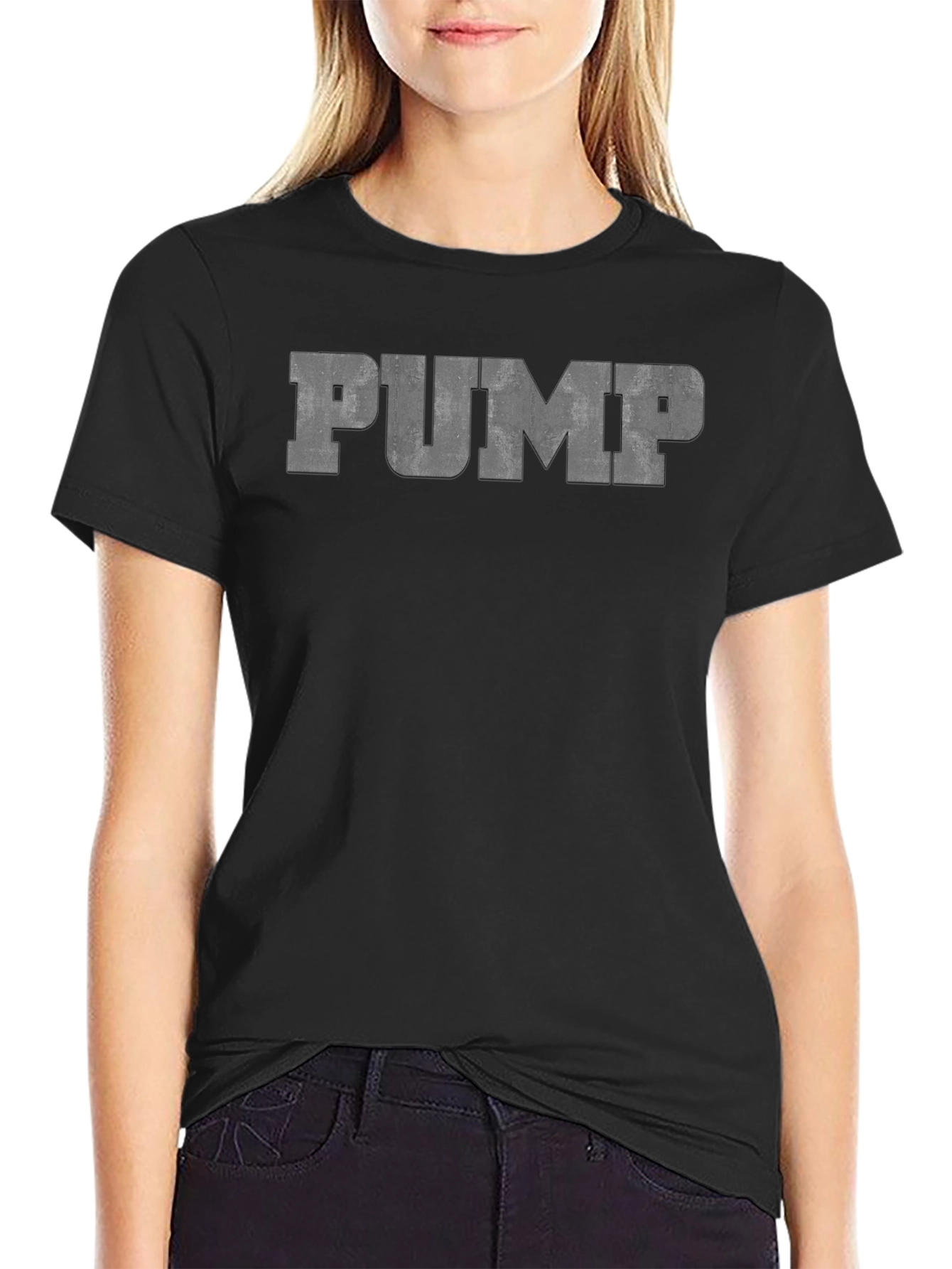 Mens Black PUMP Graphic Tee