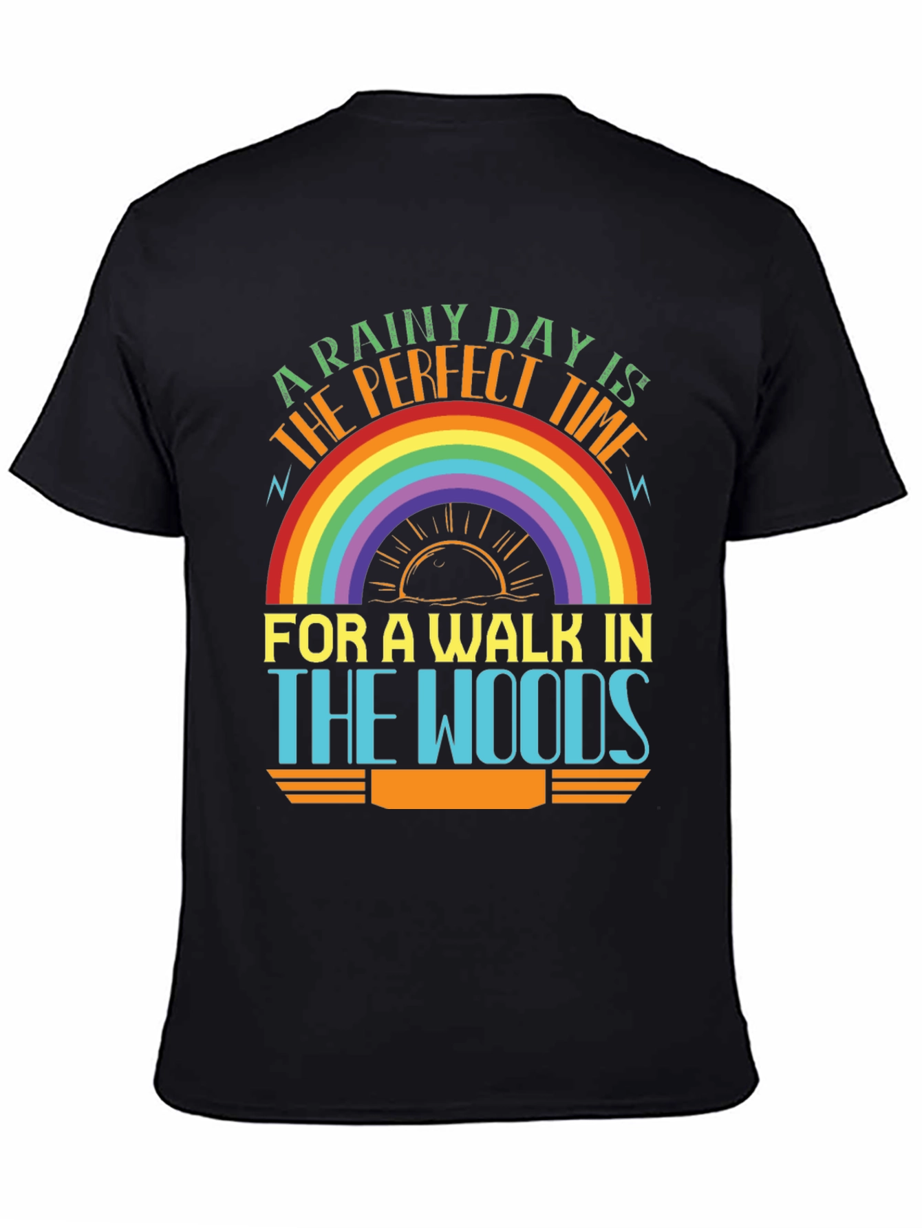 Rainy Day Walk in the Woods T-Shirt
