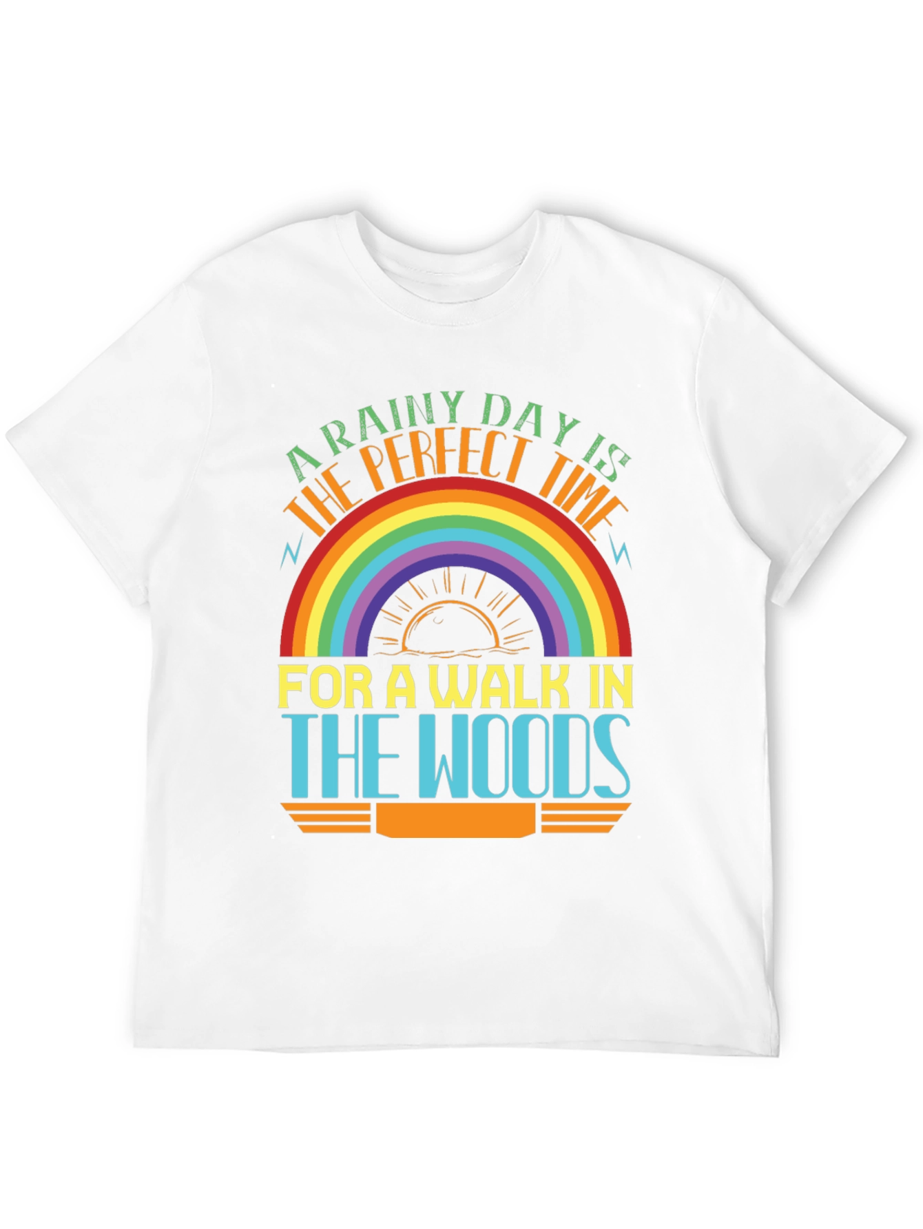 Rainy Day Walk in the Woods T-Shirt