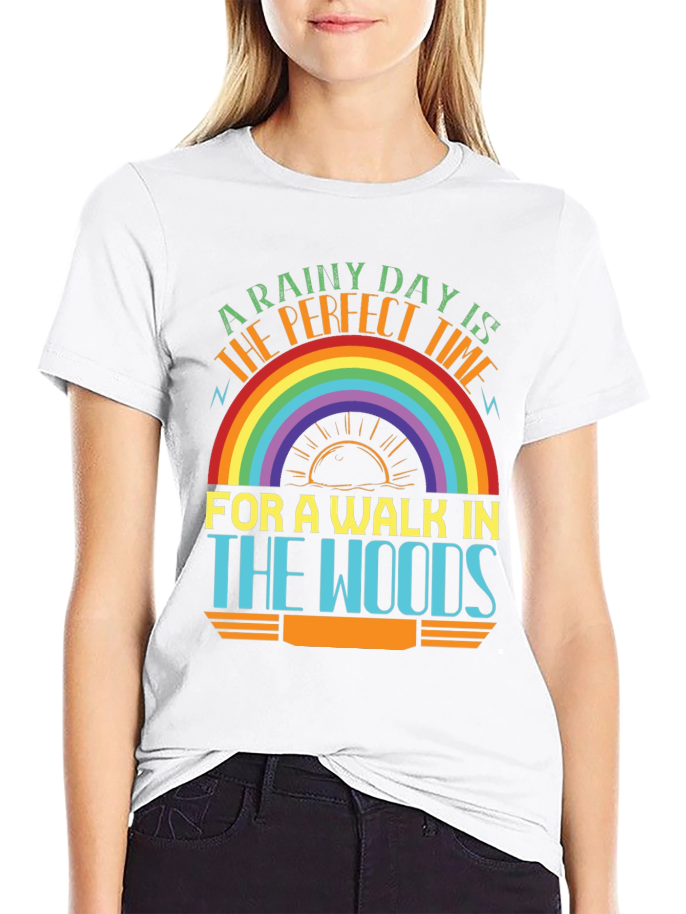 Rainy Day Walk in the Woods T-Shirt