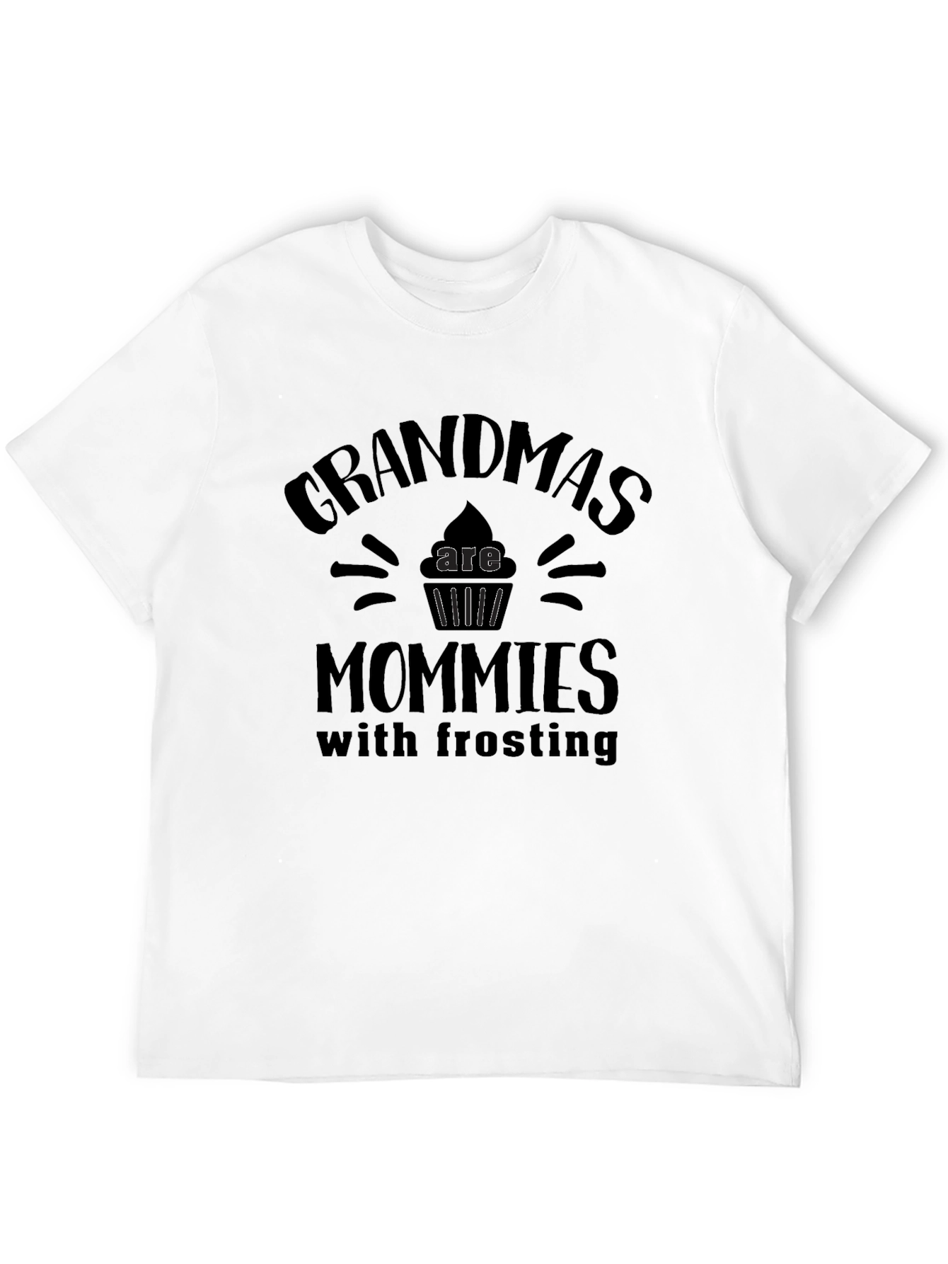 Grandmas Are Mommies with Frosting Graphic Tee