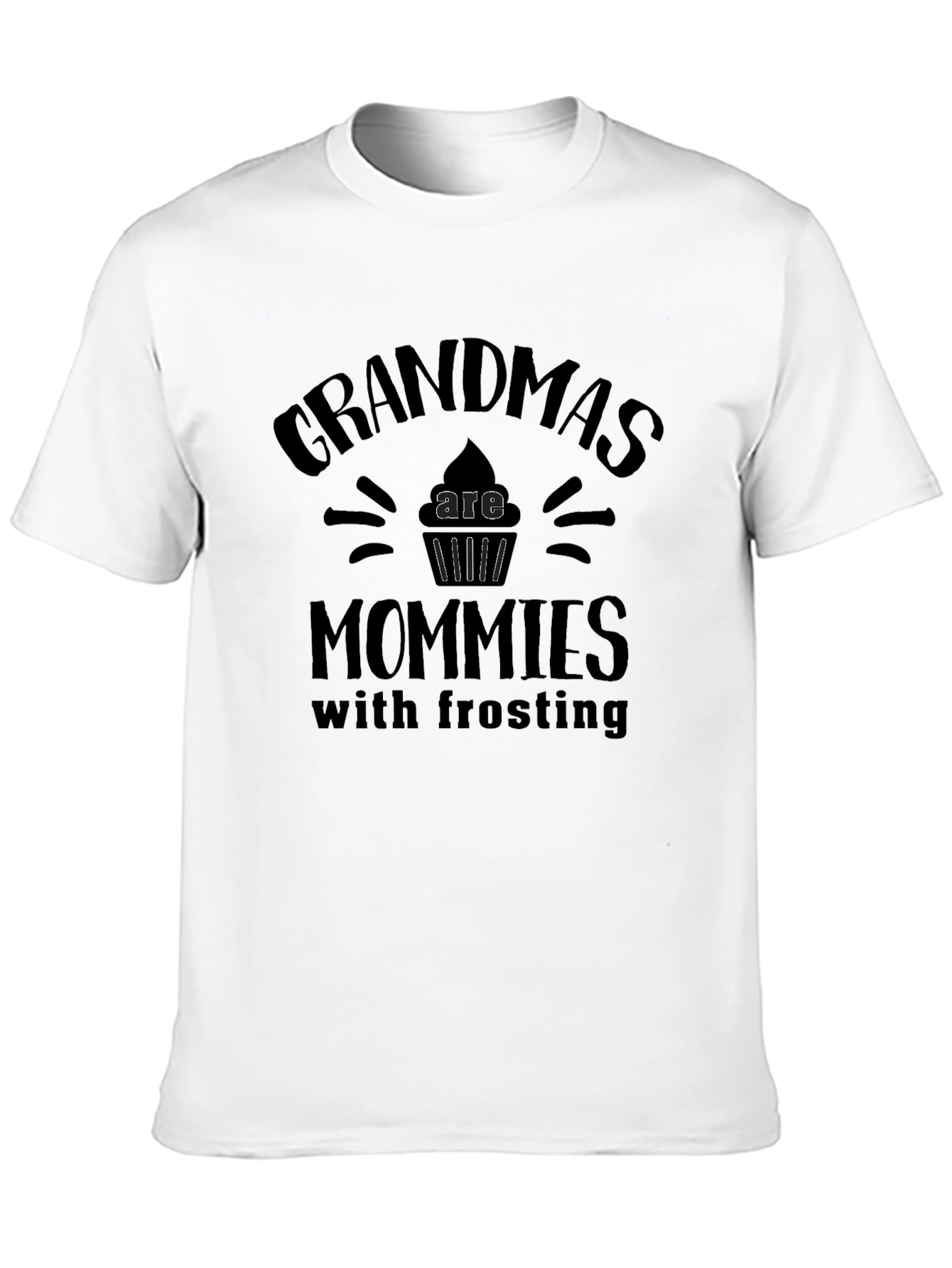 Grandmas Are Mommies with Frosting Graphic Tee