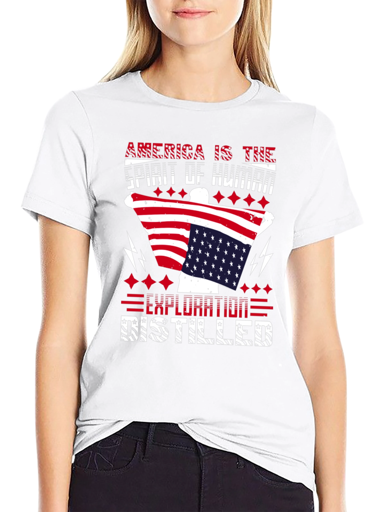 Patriotic America T-Shirt: Exploration Distilled