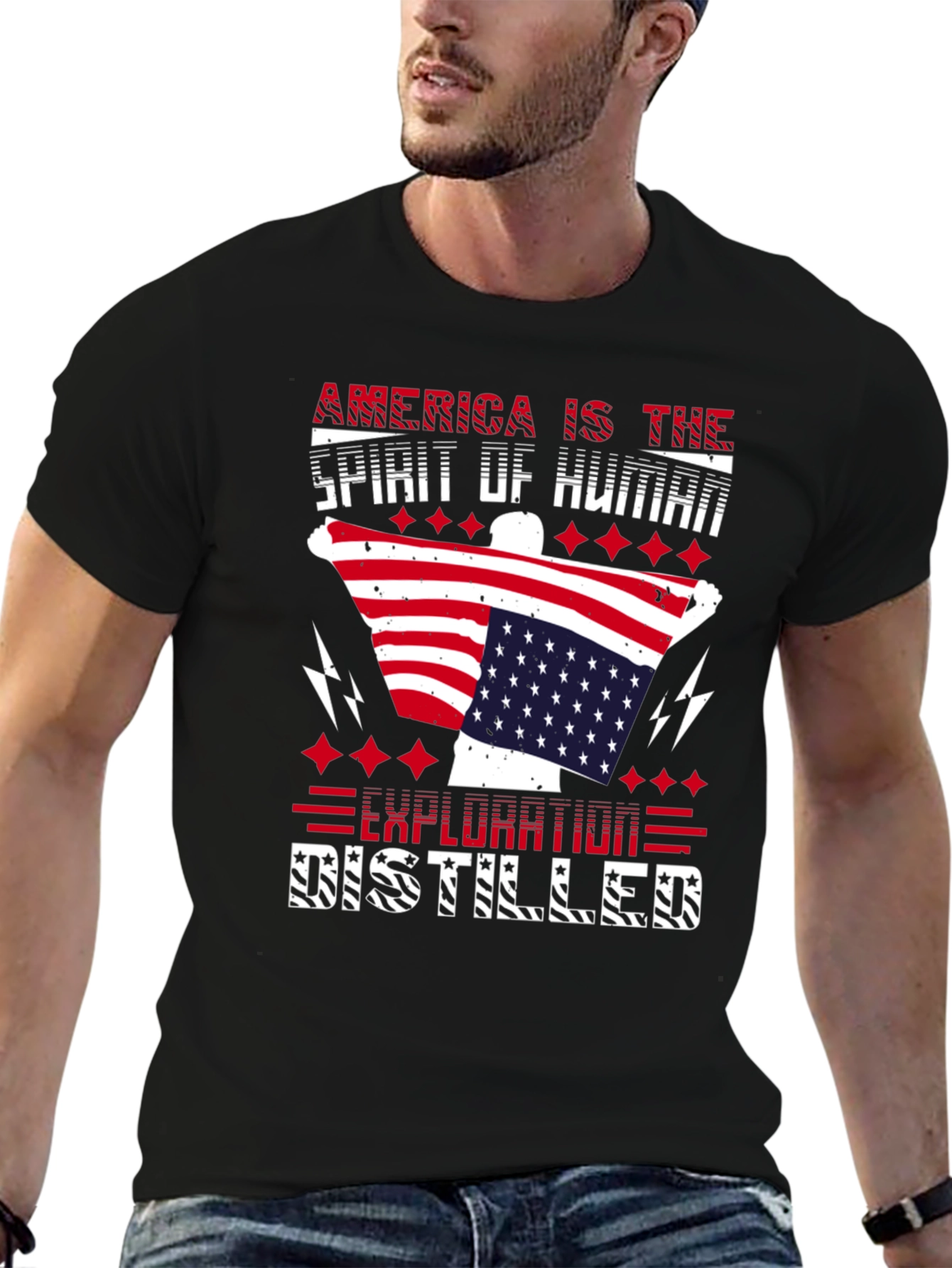 Patriotic America T-Shirt: Exploration Distilled