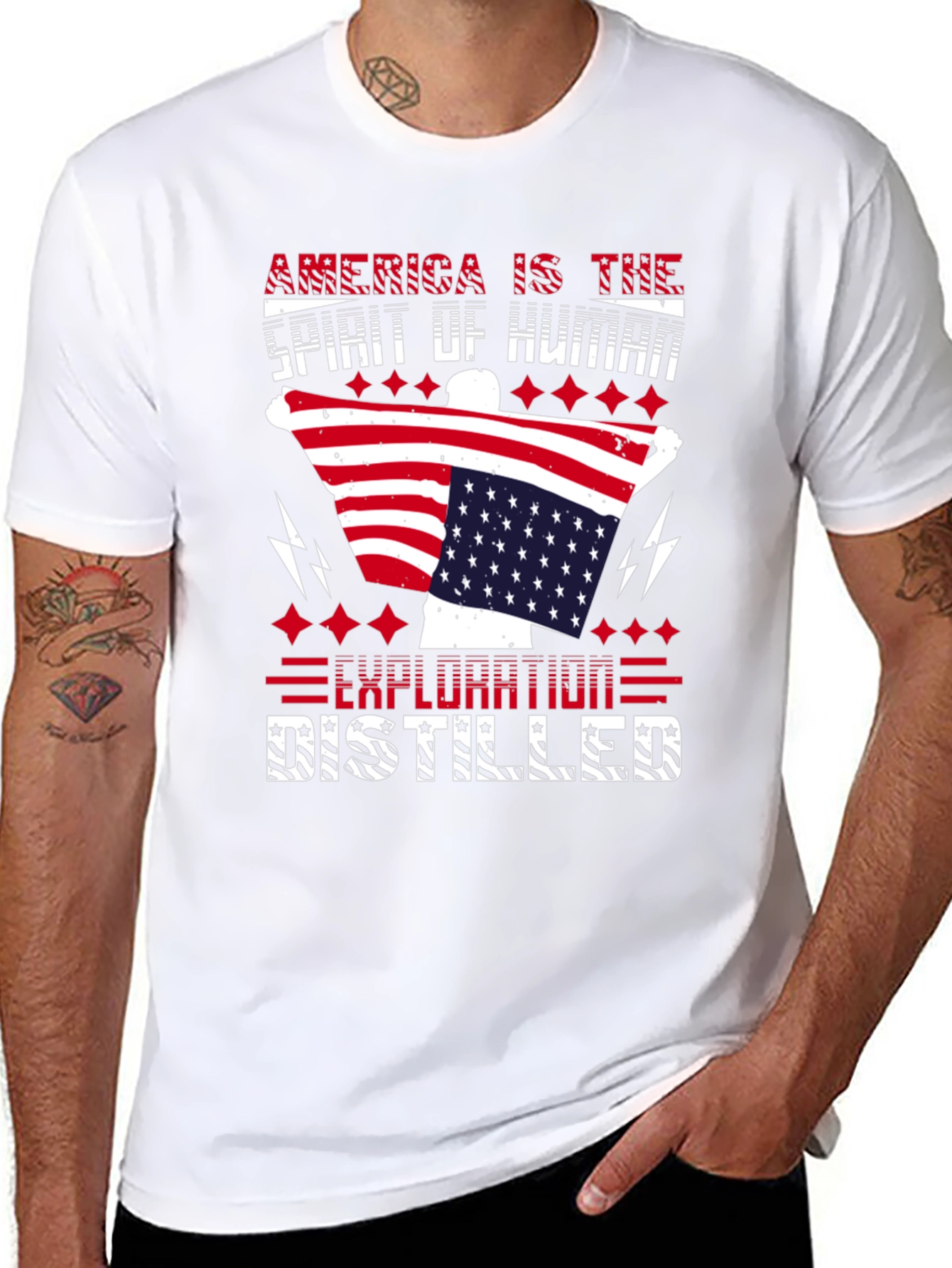Patriotic America T-Shirt: Exploration Distilled