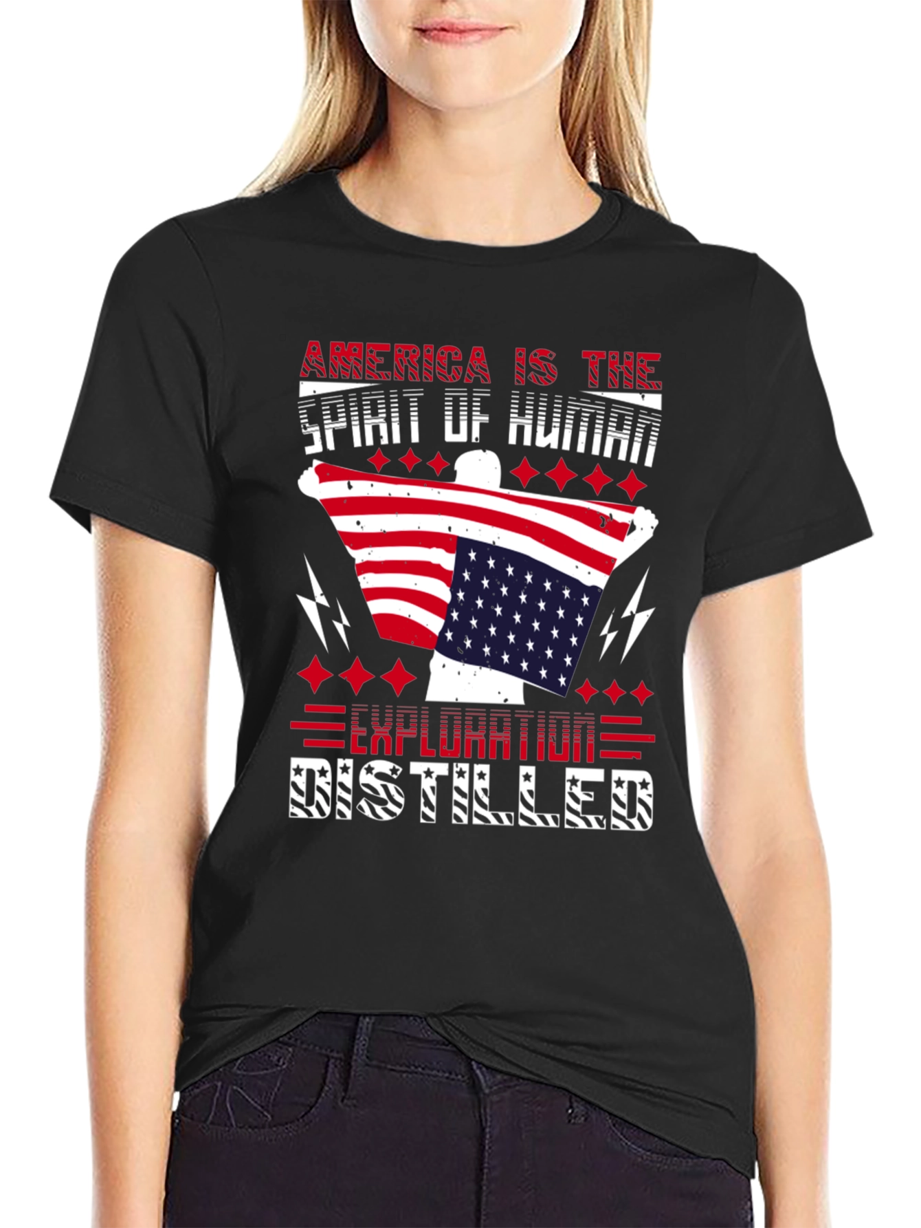 Patriotic America T-Shirt: Exploration Distilled