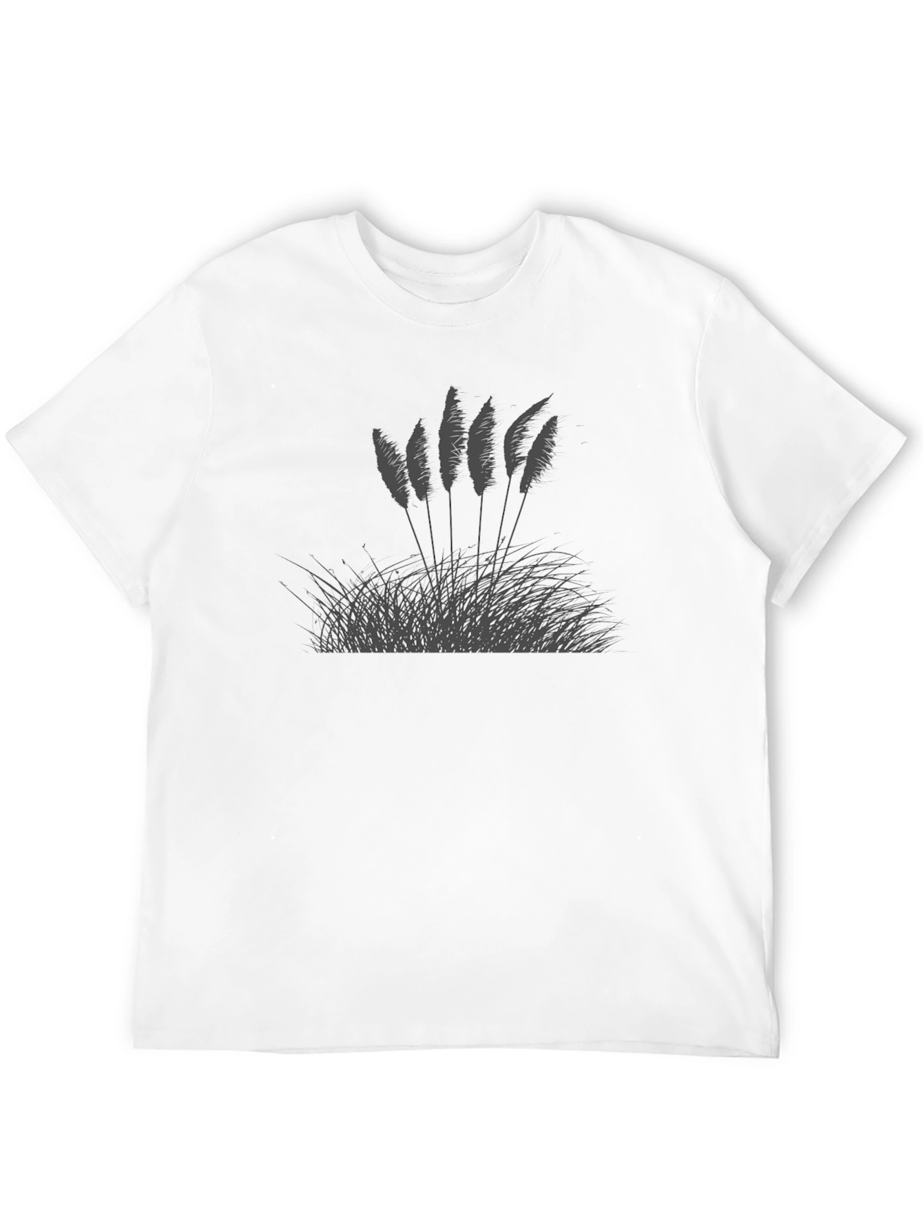 Black Pampas Grass Graphic Tee