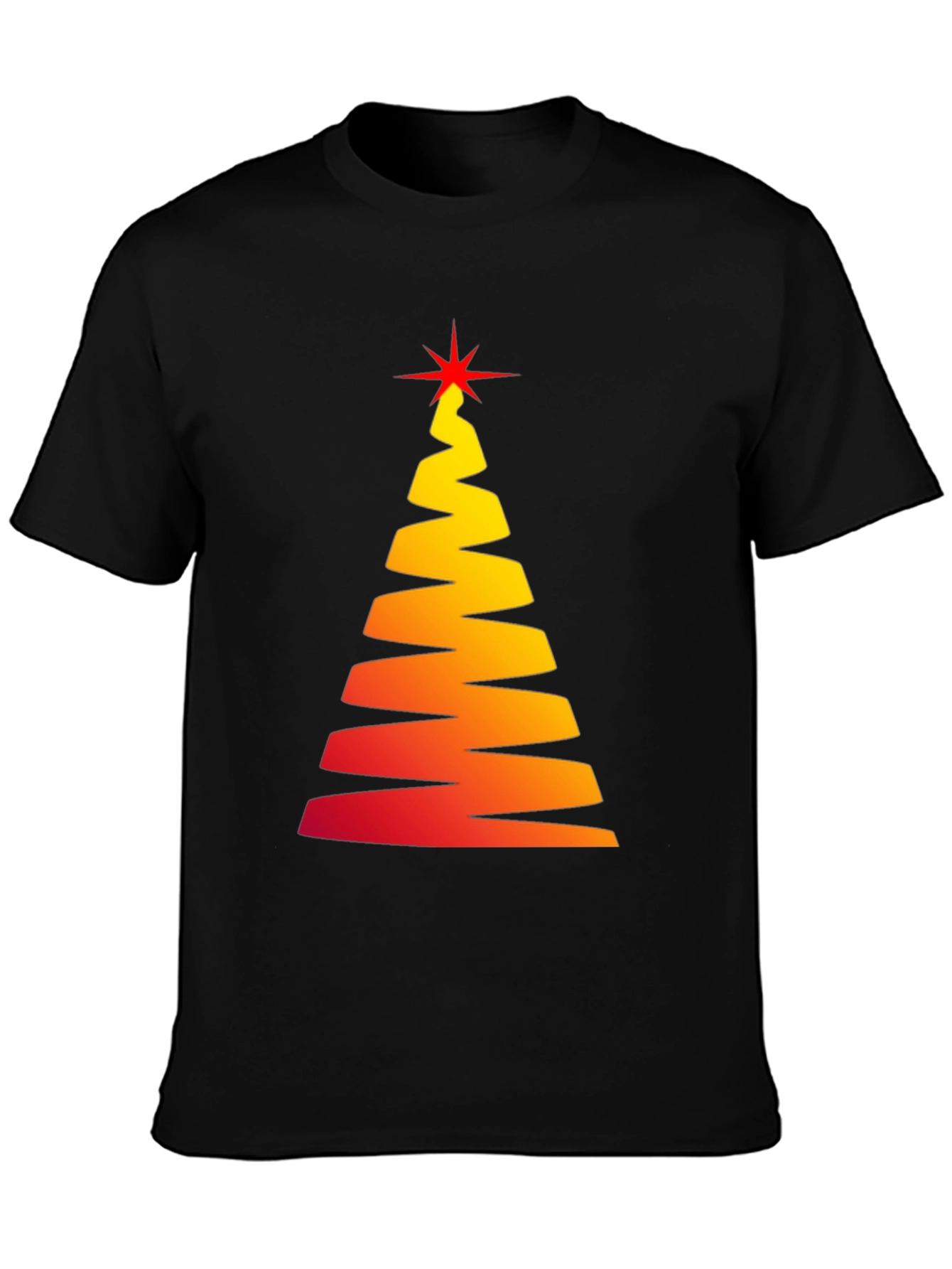 Abstract Christmas Tree Graphic Tee