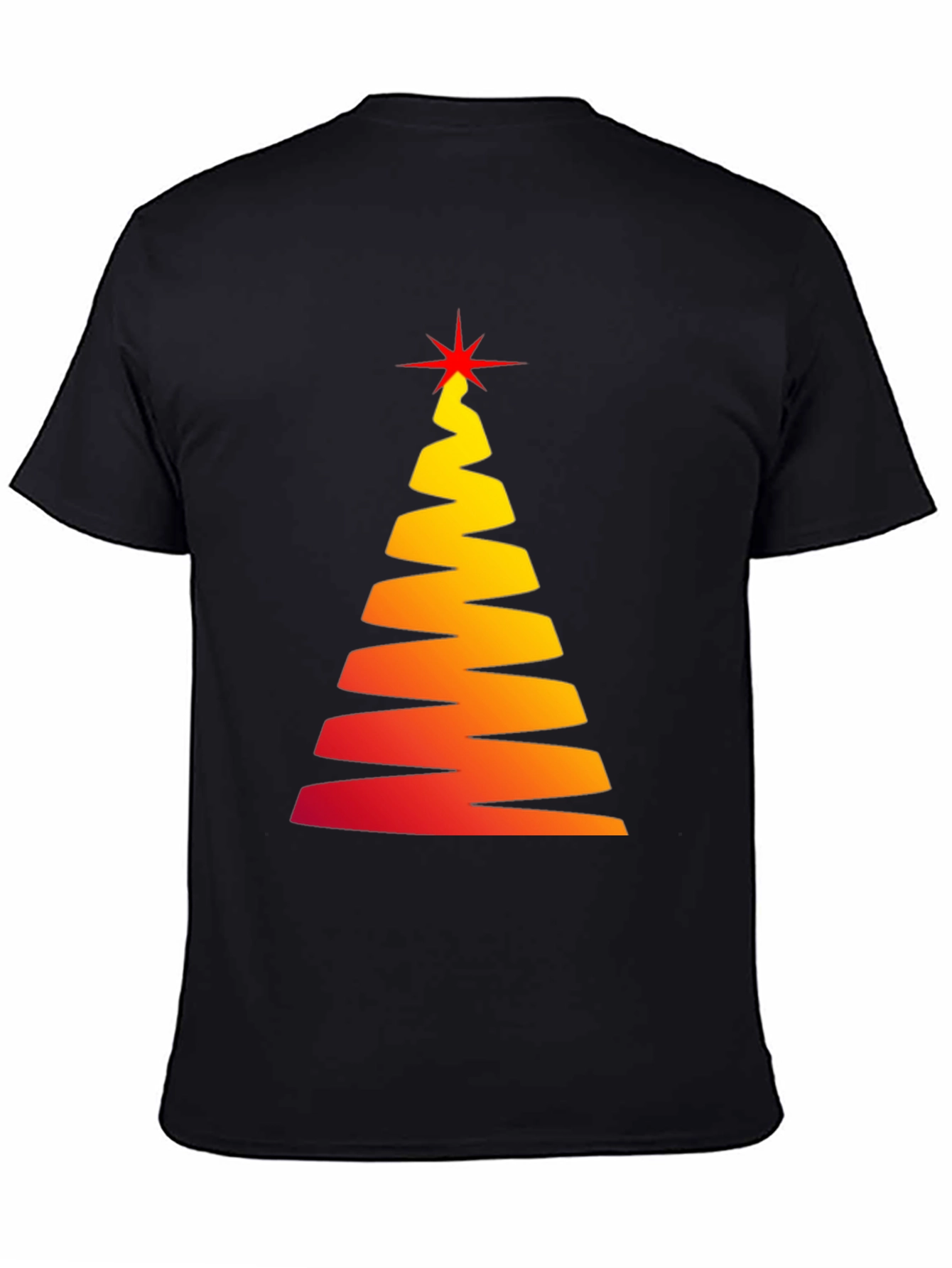 Abstract Christmas Tree Graphic Tee