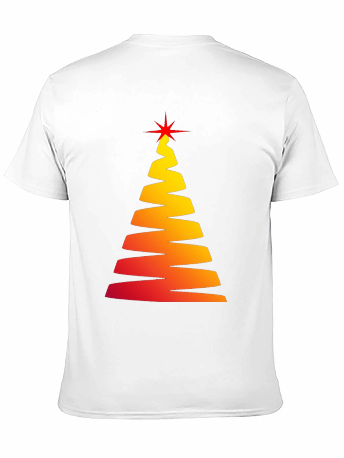 Abstract Christmas Tree Graphic Tee