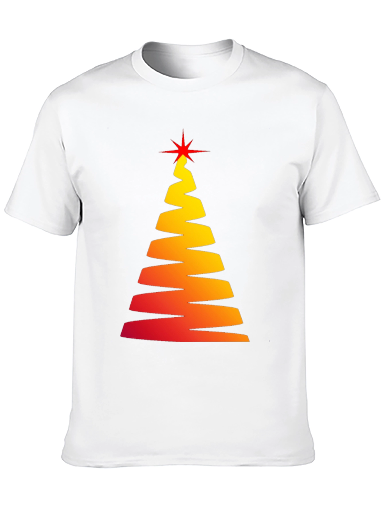 Abstract Christmas Tree Graphic Tee