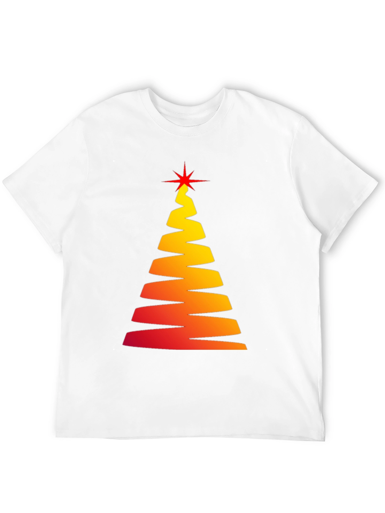 Abstract Christmas Tree Graphic Tee