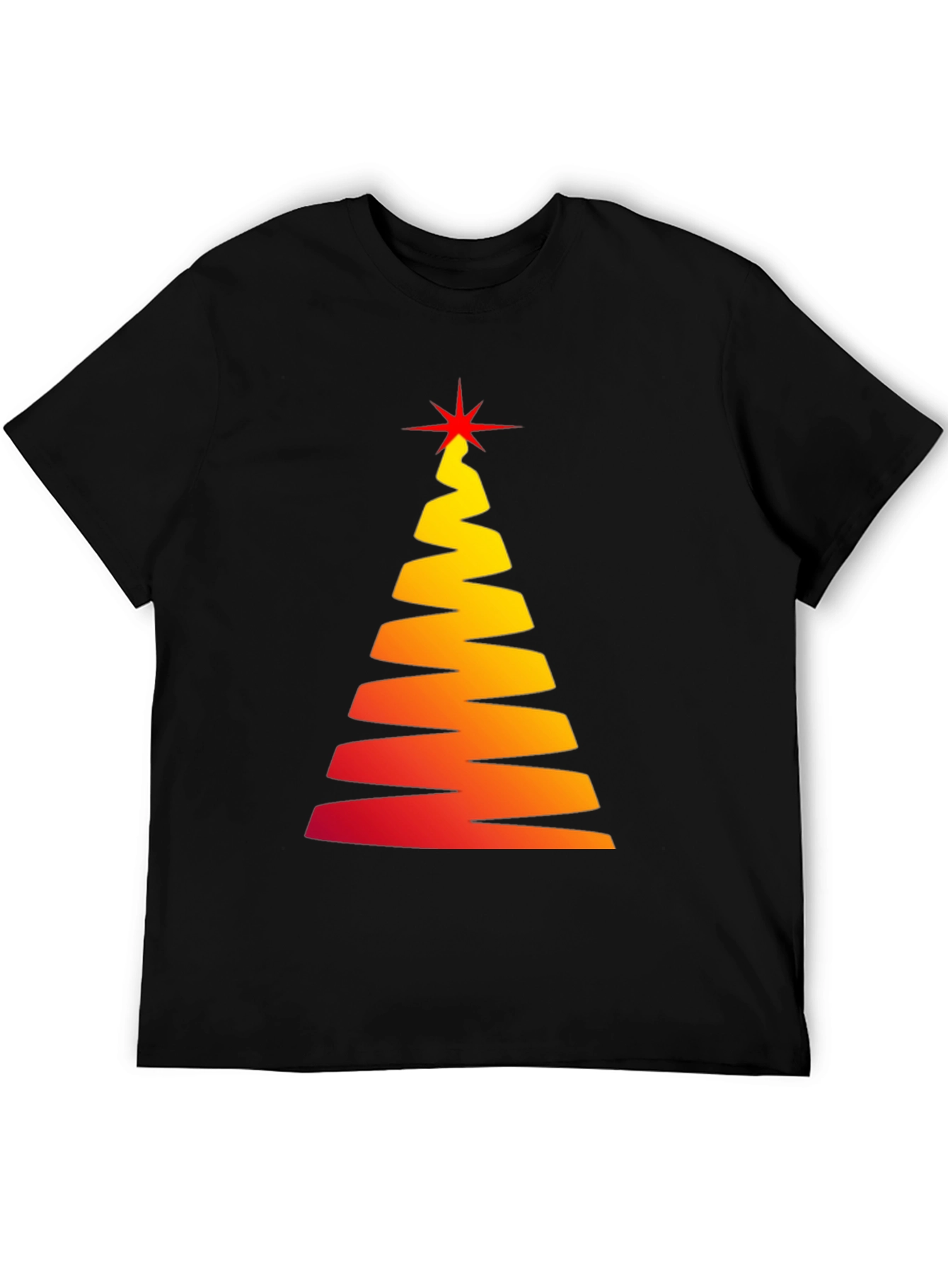 Abstract Christmas Tree Graphic Tee