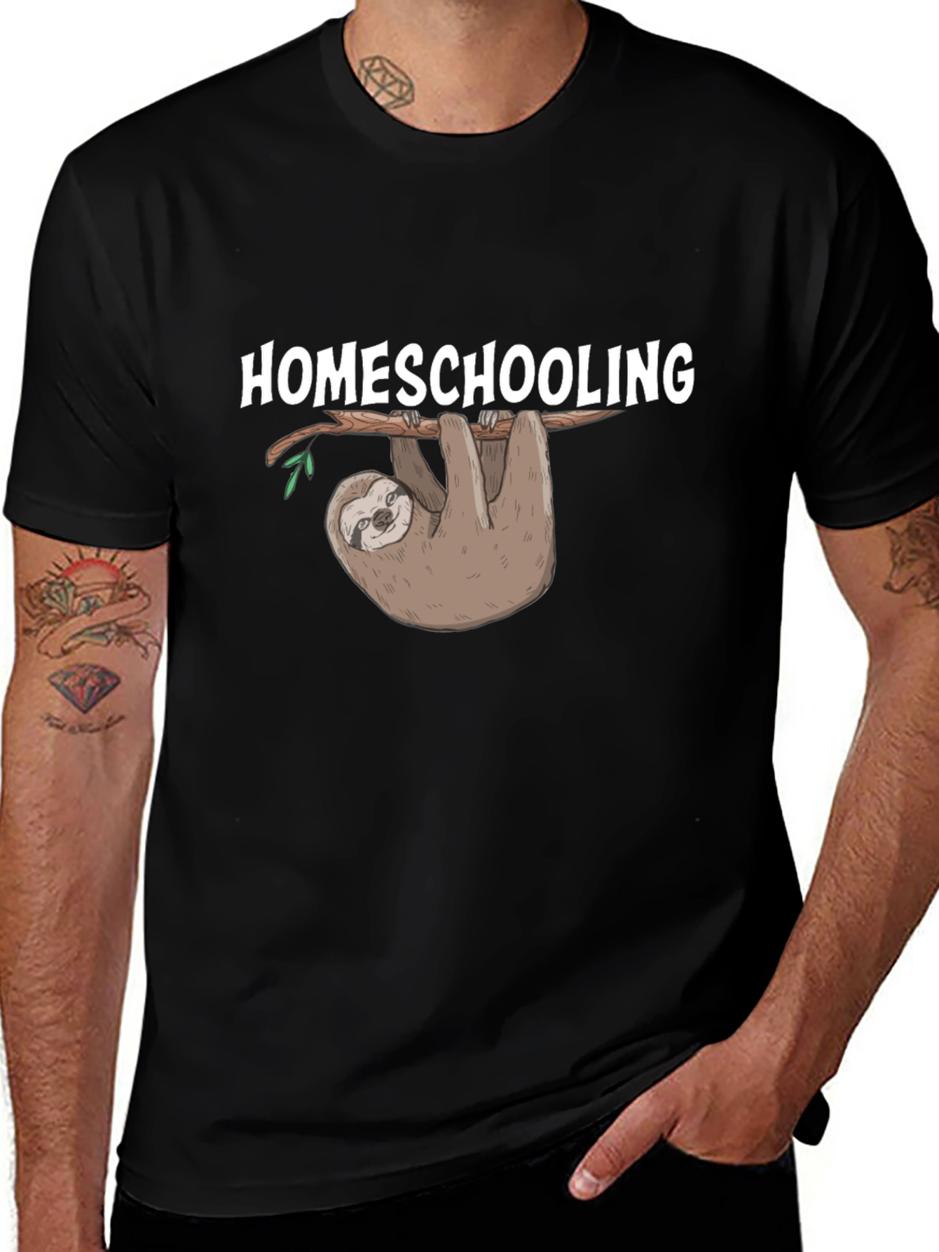 Homeschooling Sloth T-Shirt