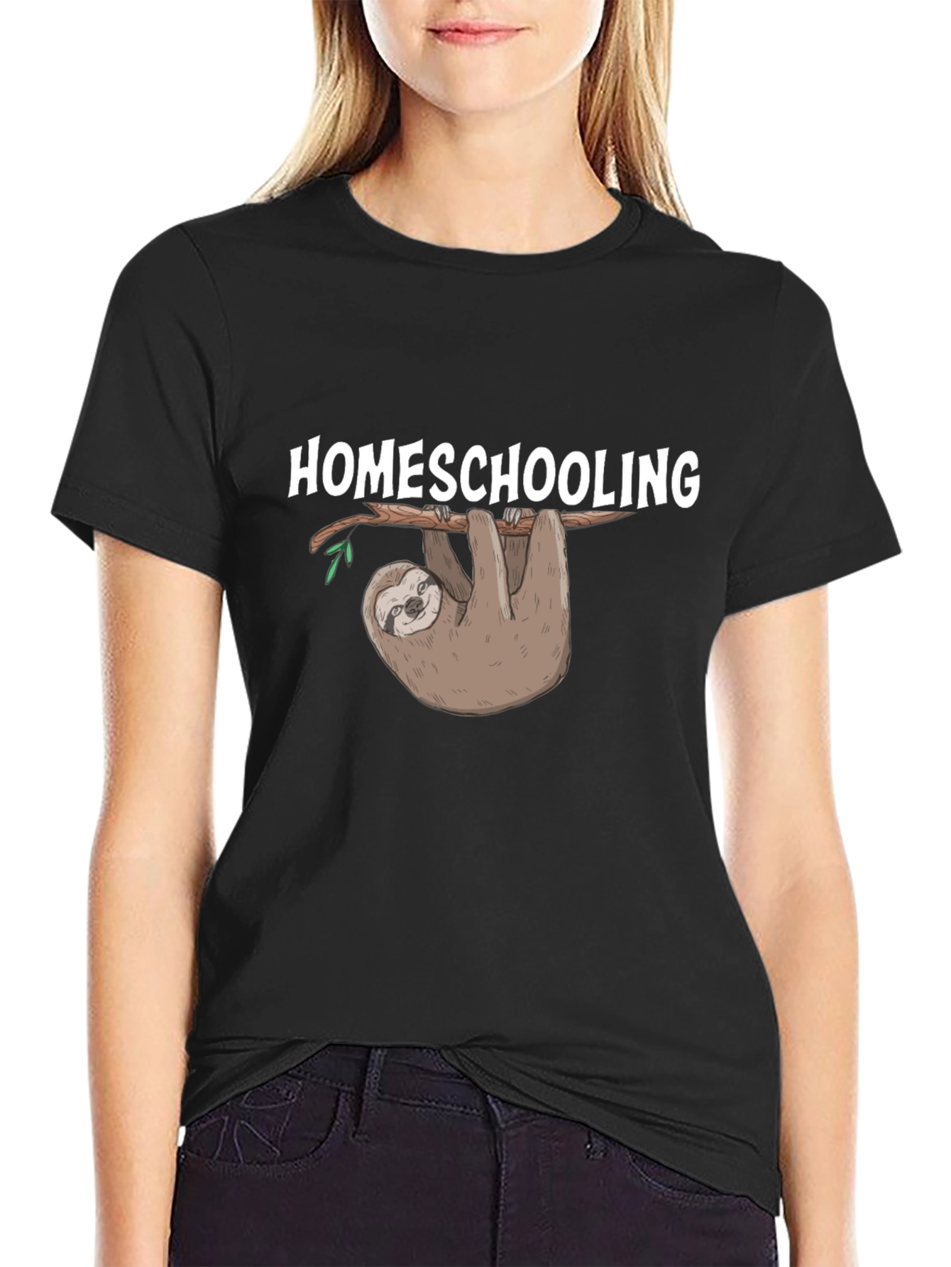 Homeschooling Sloth T-Shirt