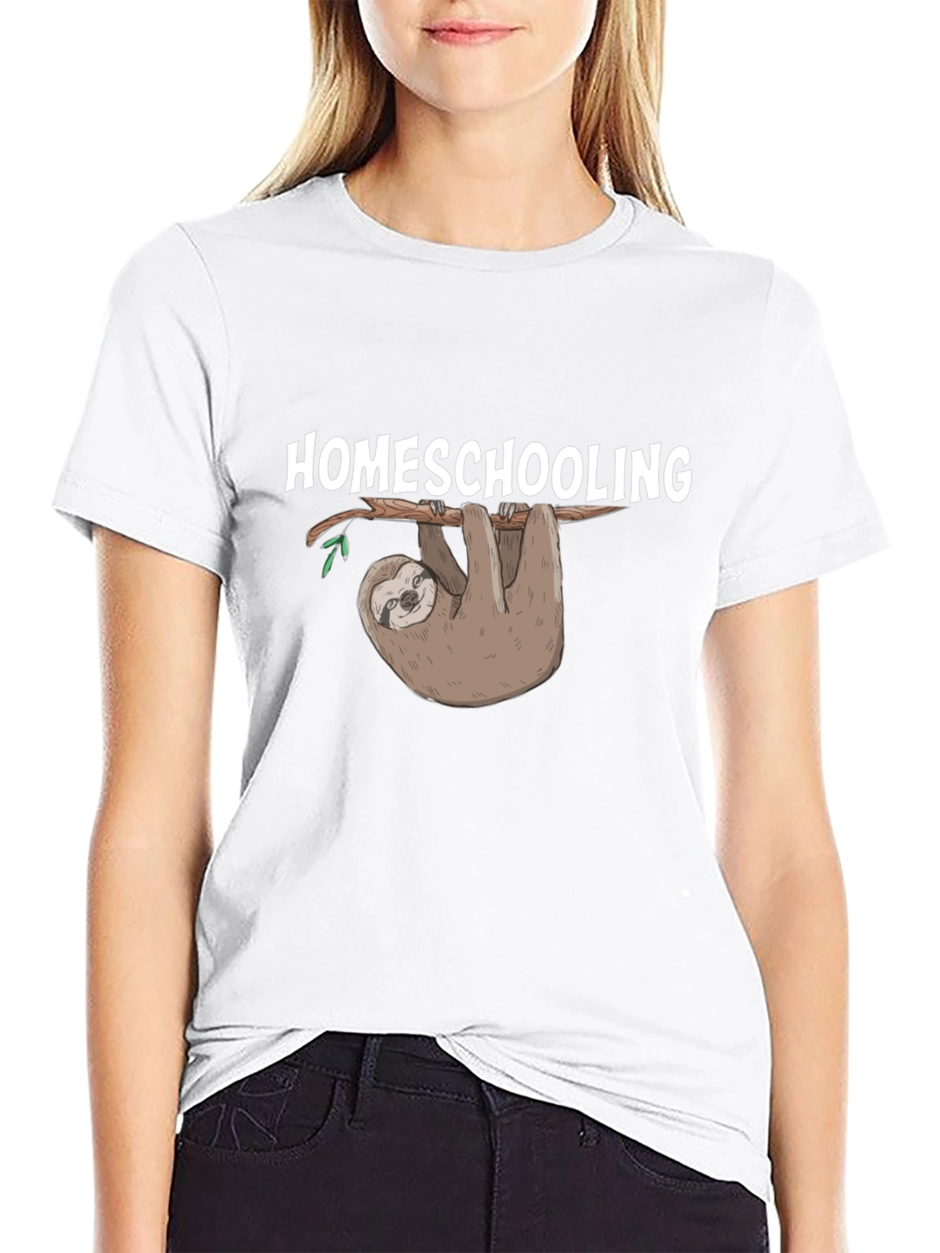 Homeschooling Sloth T-Shirt