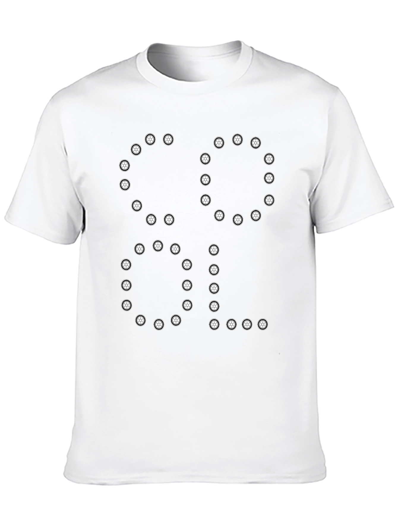 Cool Braille Print T-Shirt