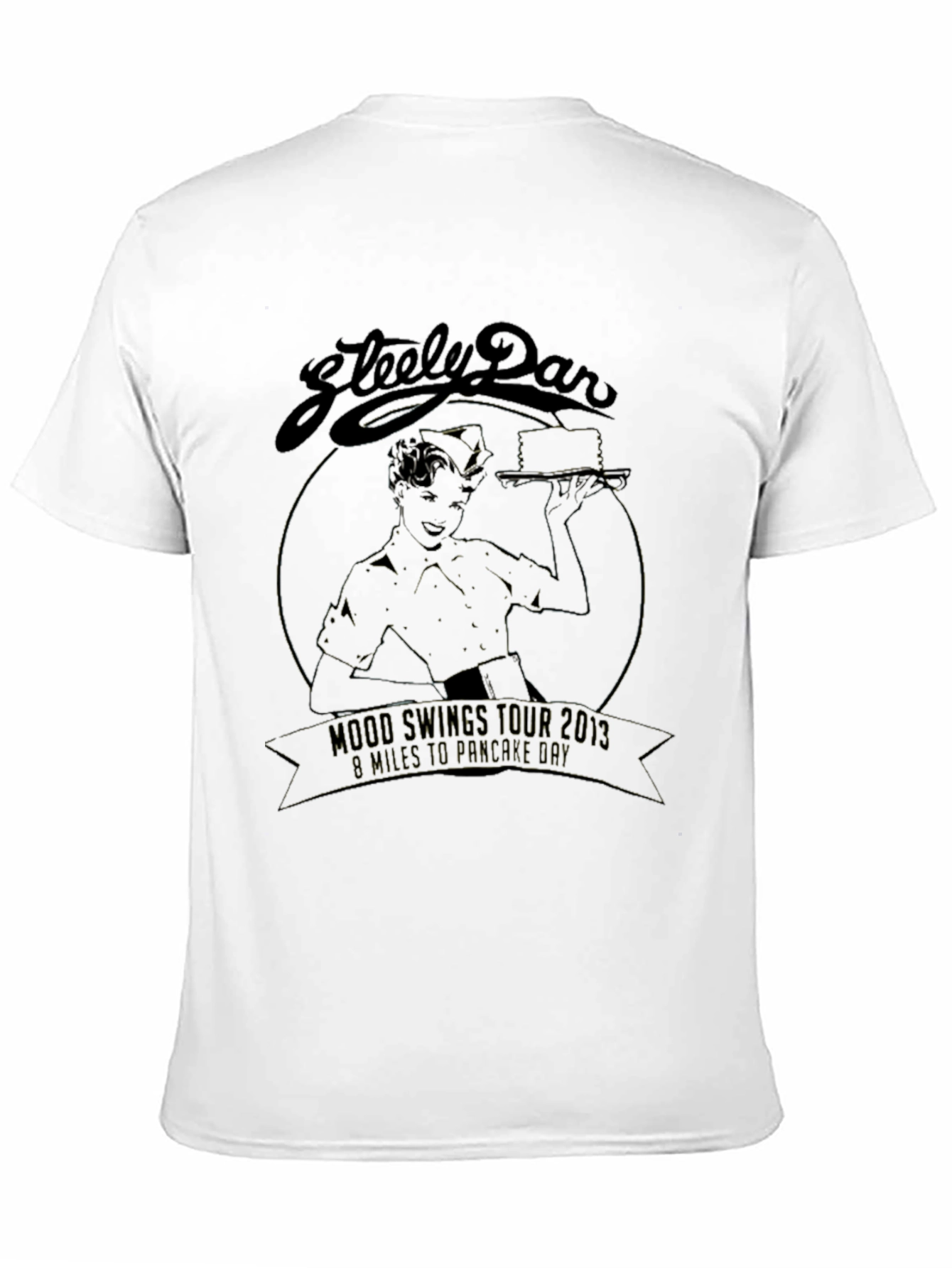 Steely Dan Mood Swings Tour 2013 Black T-Shirt