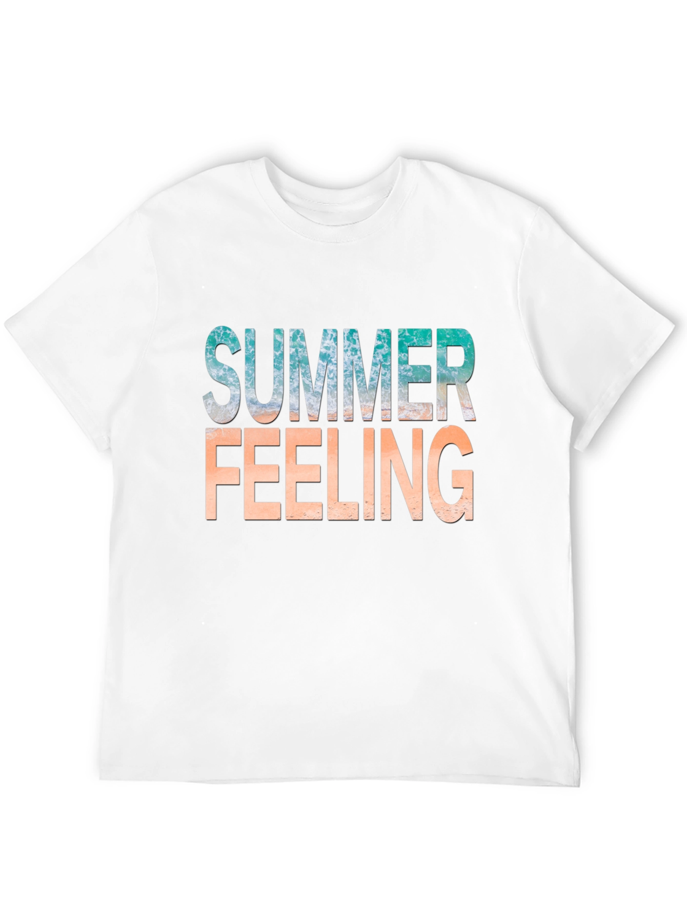 Summer Feeling Graphic Tee - Black