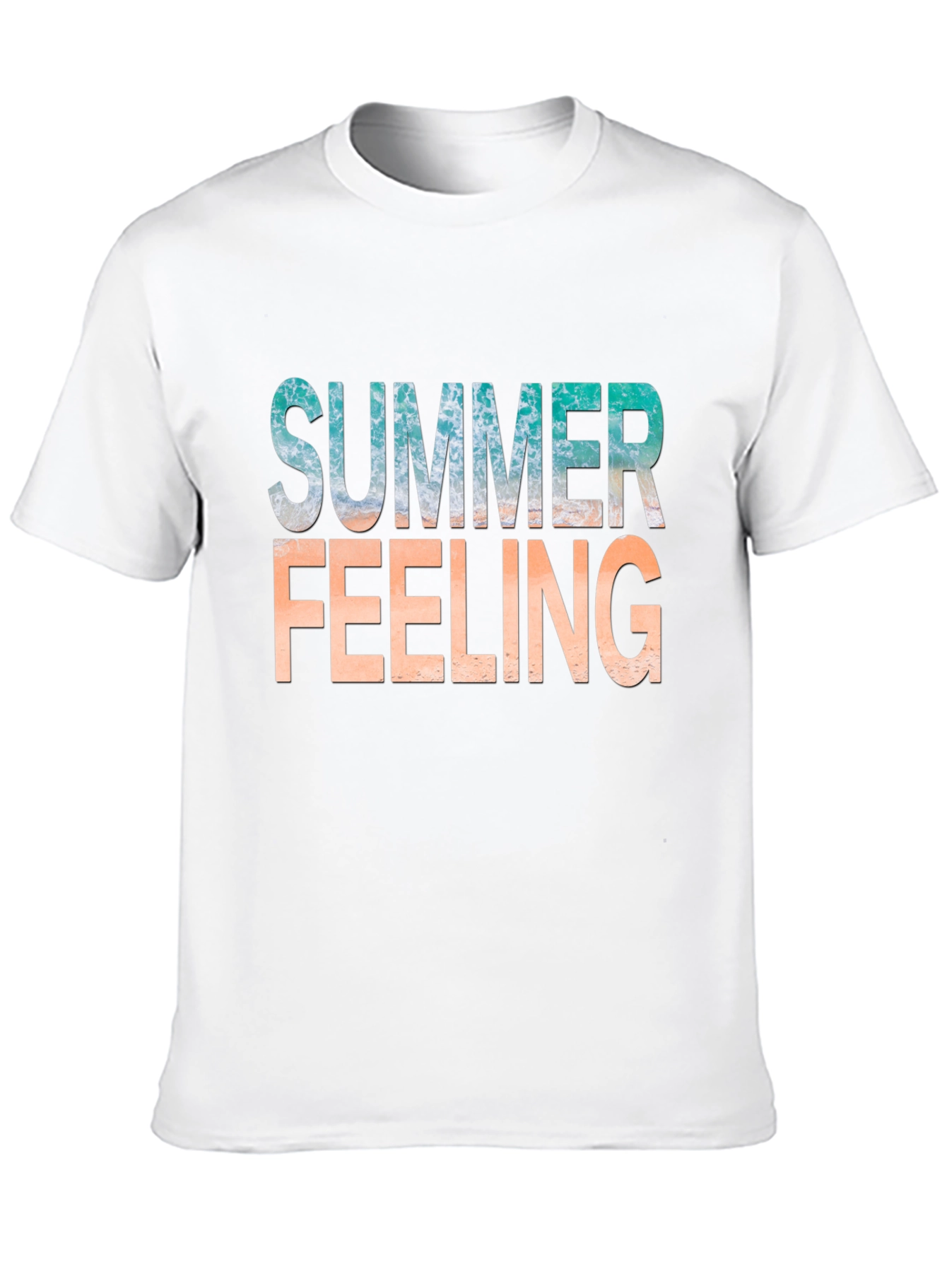 Summer Feeling Graphic Tee - Black