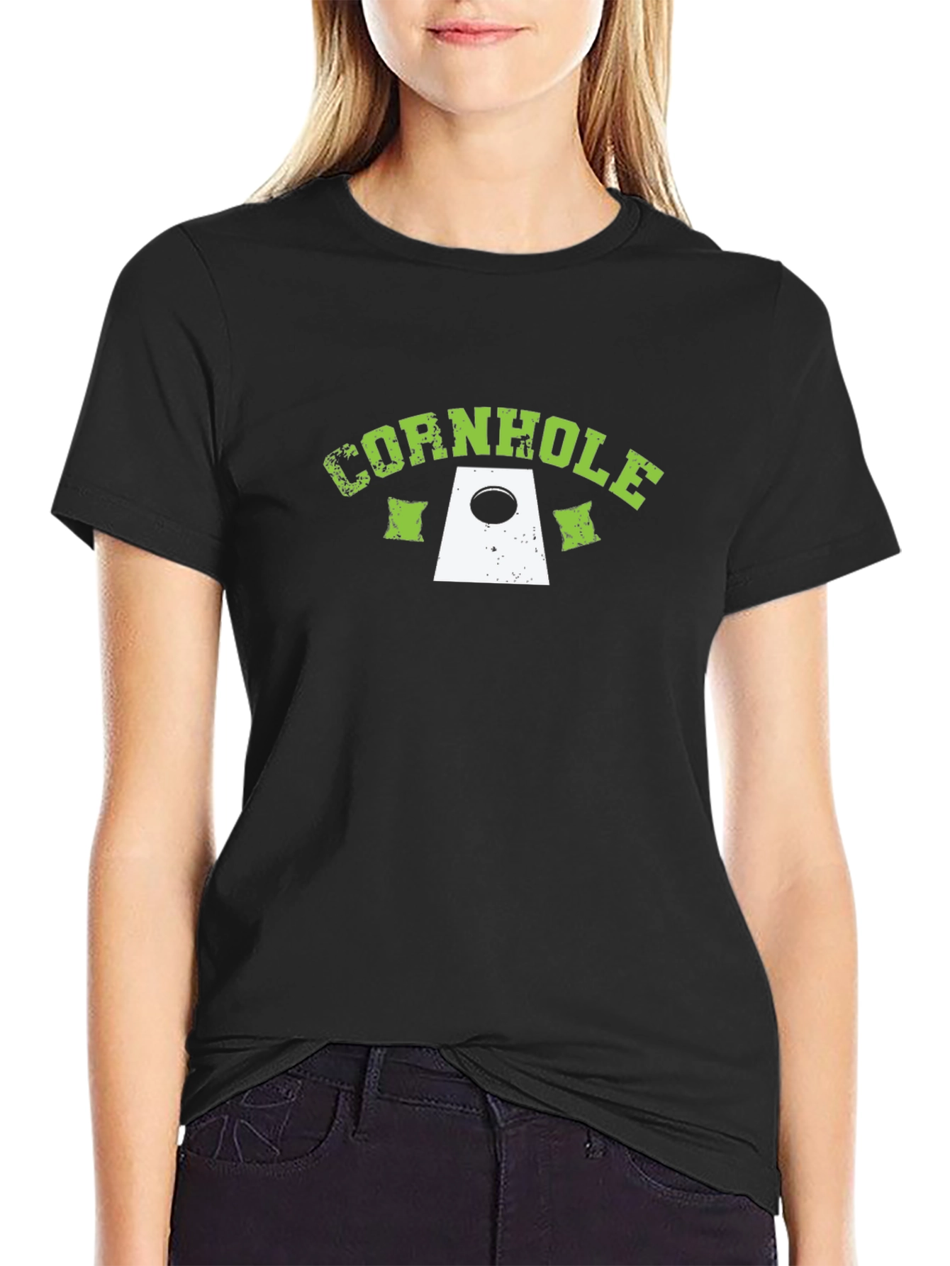 Cornhole Black T-Shirt