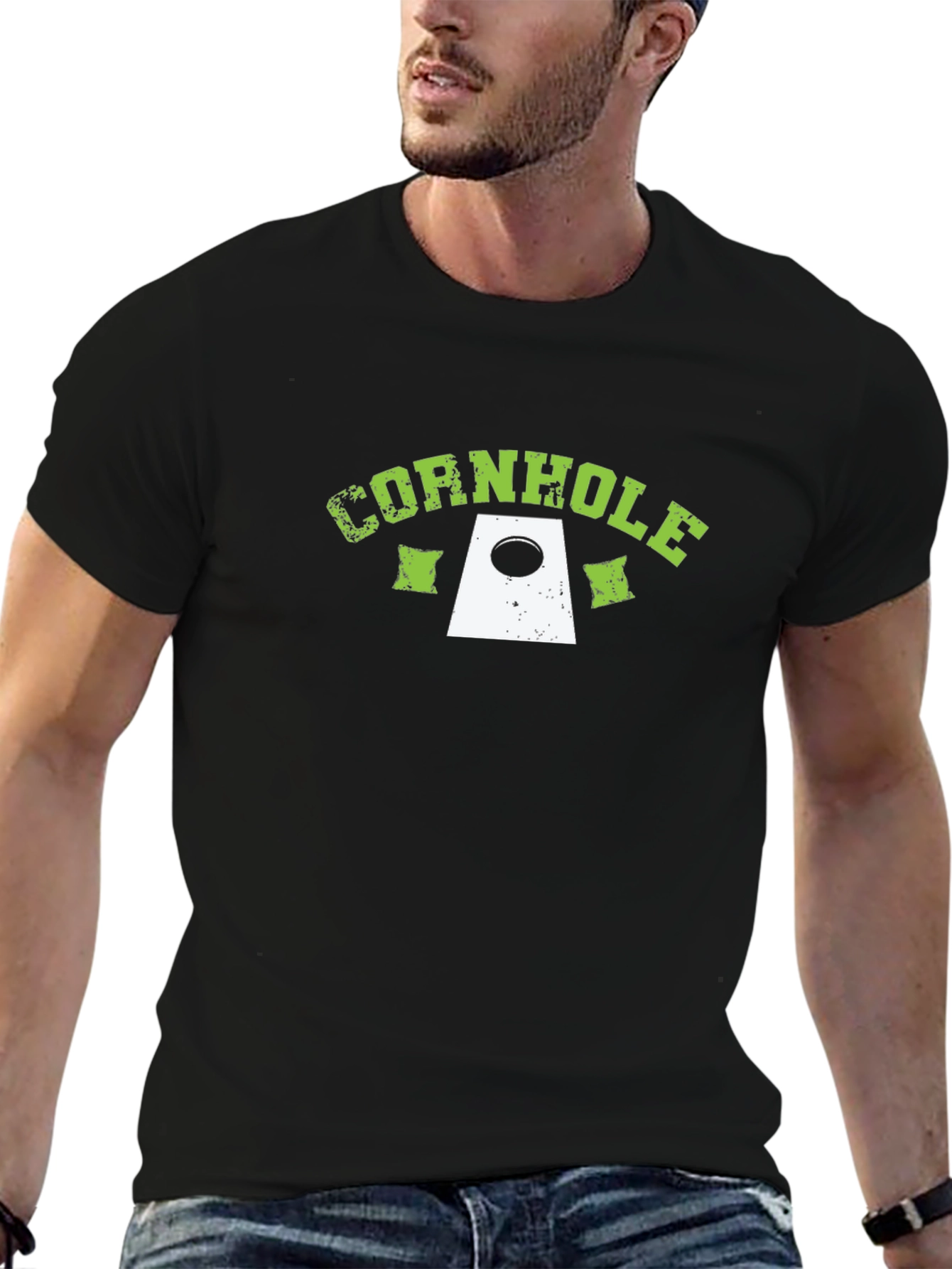 Cornhole Black T-Shirt