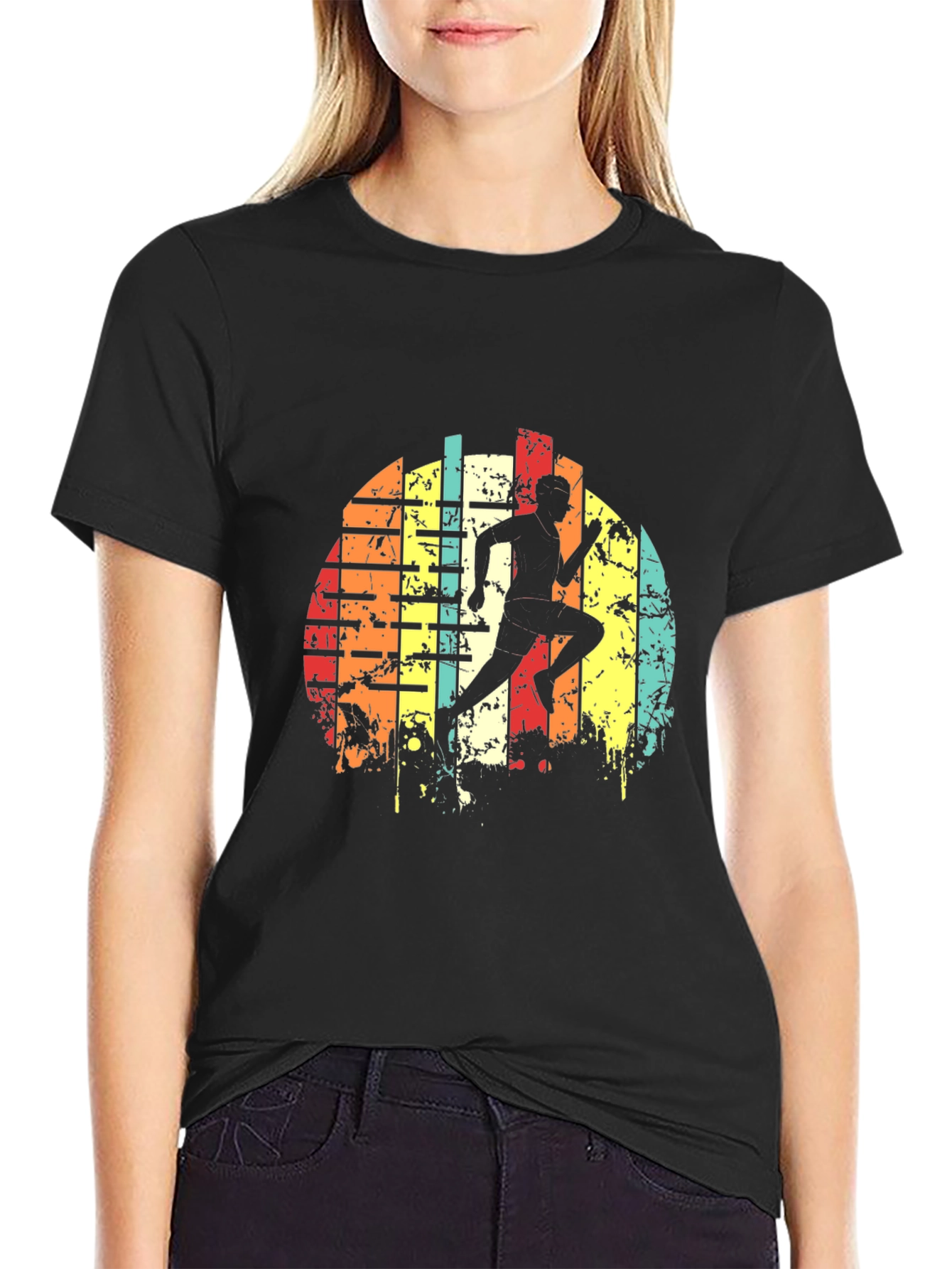 Retro Runner Graphic T-Shirt