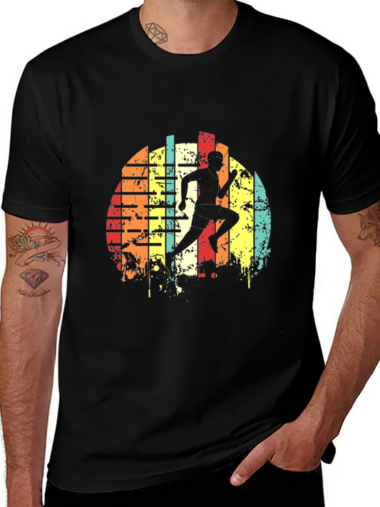 Retro Runner Graphic T-Shirt