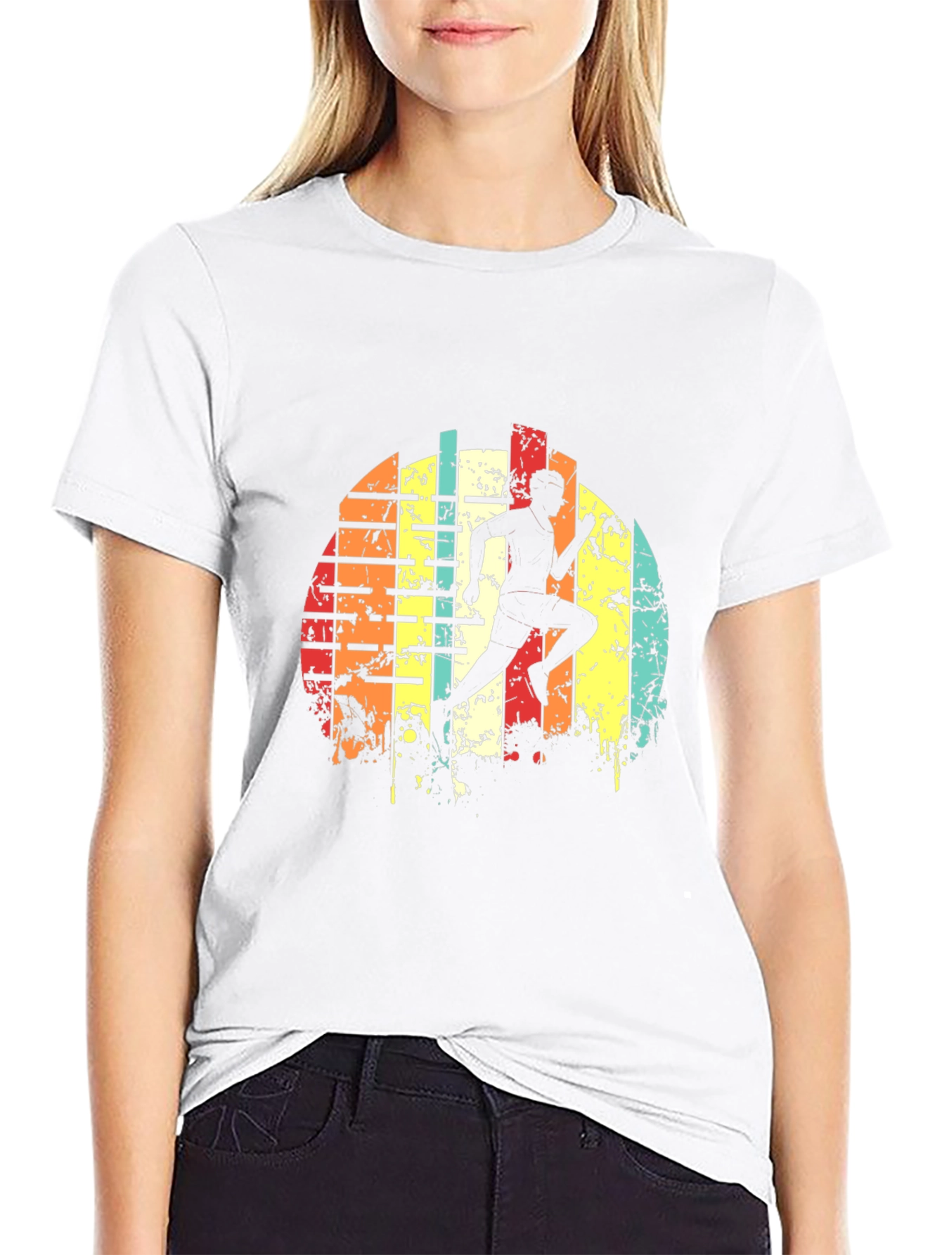 Retro Runner Graphic T-Shirt
