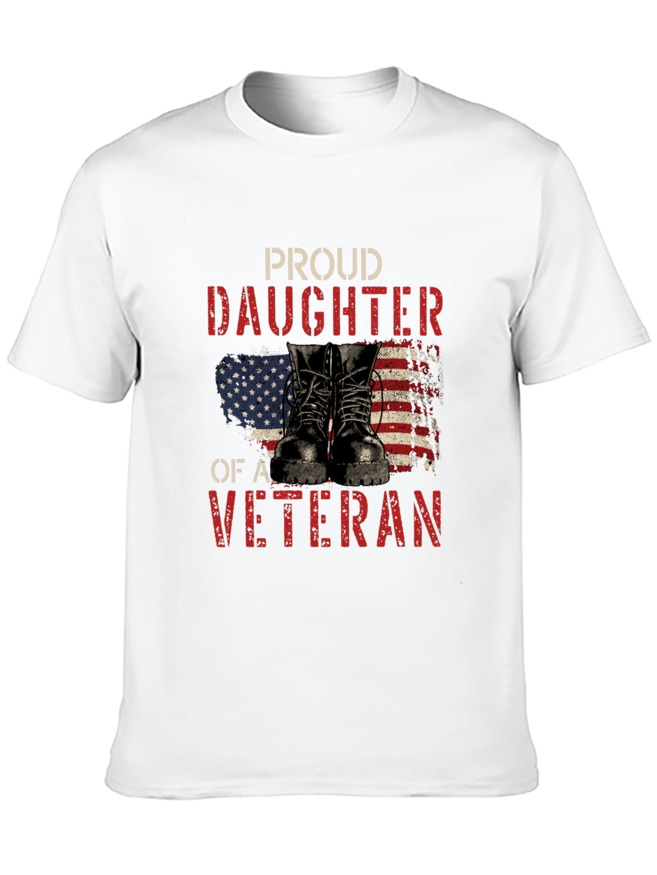Proud Daughter of a Veteran Graphic Tee