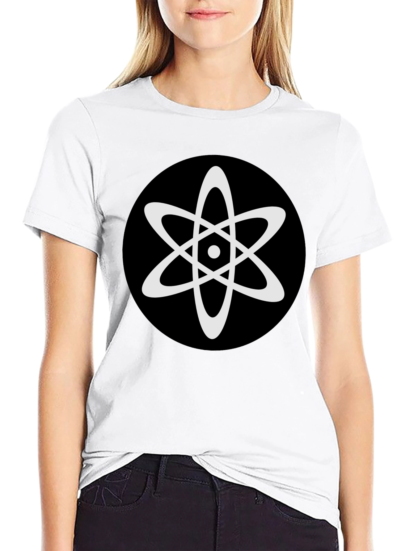 Atomic Symbol Graphic Tee - Black T-Shirt
