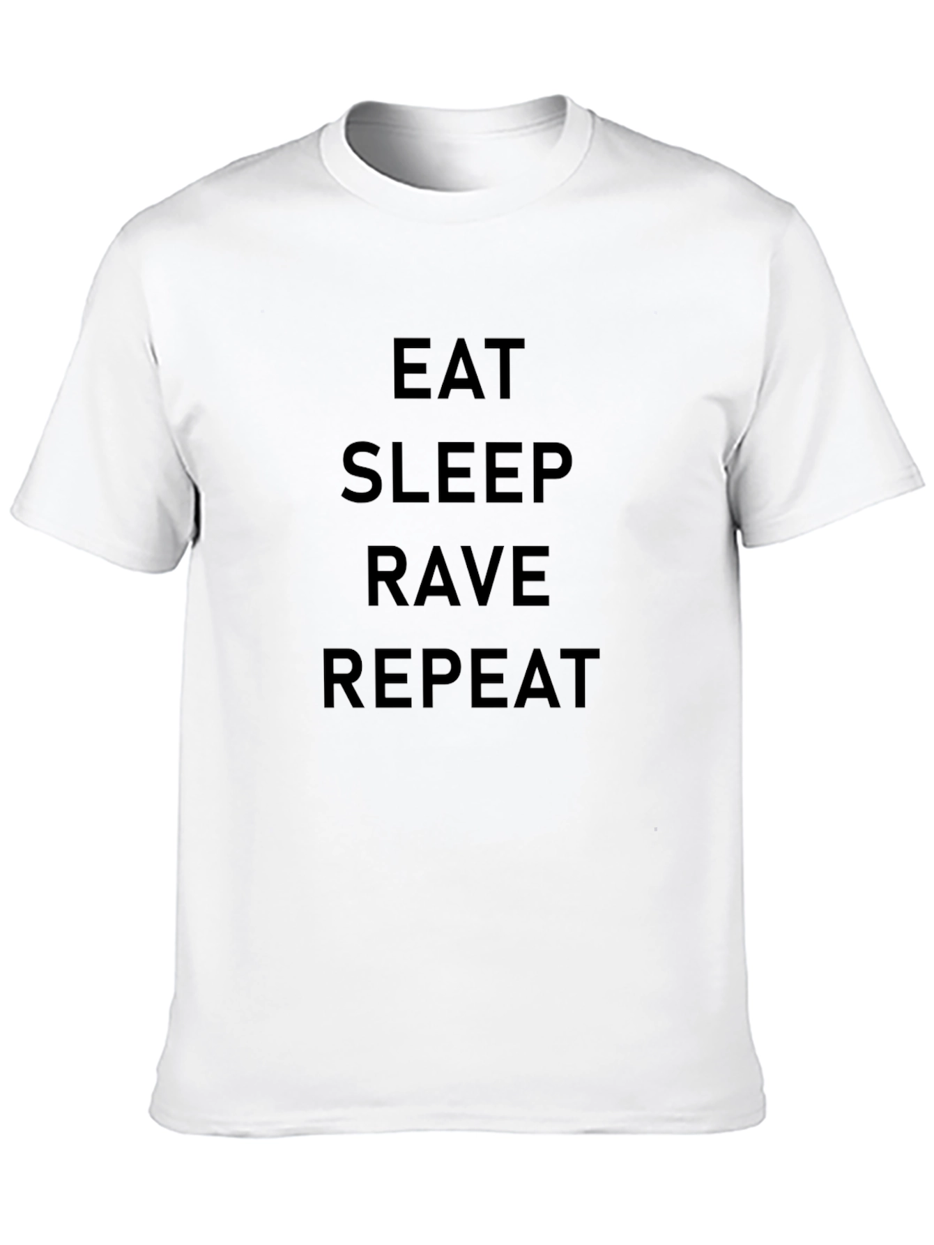 Eat Sleep Rave Repeat Graphic T-Shirt