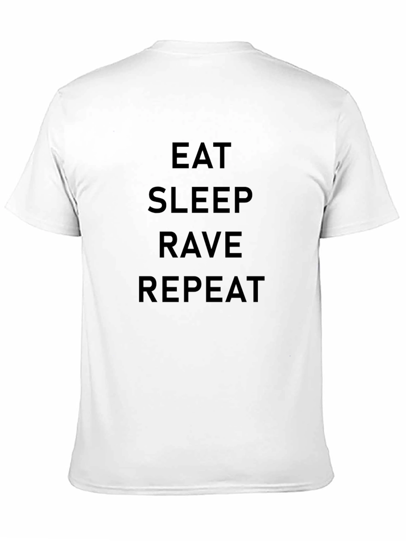 Eat Sleep Rave Repeat Graphic T-Shirt