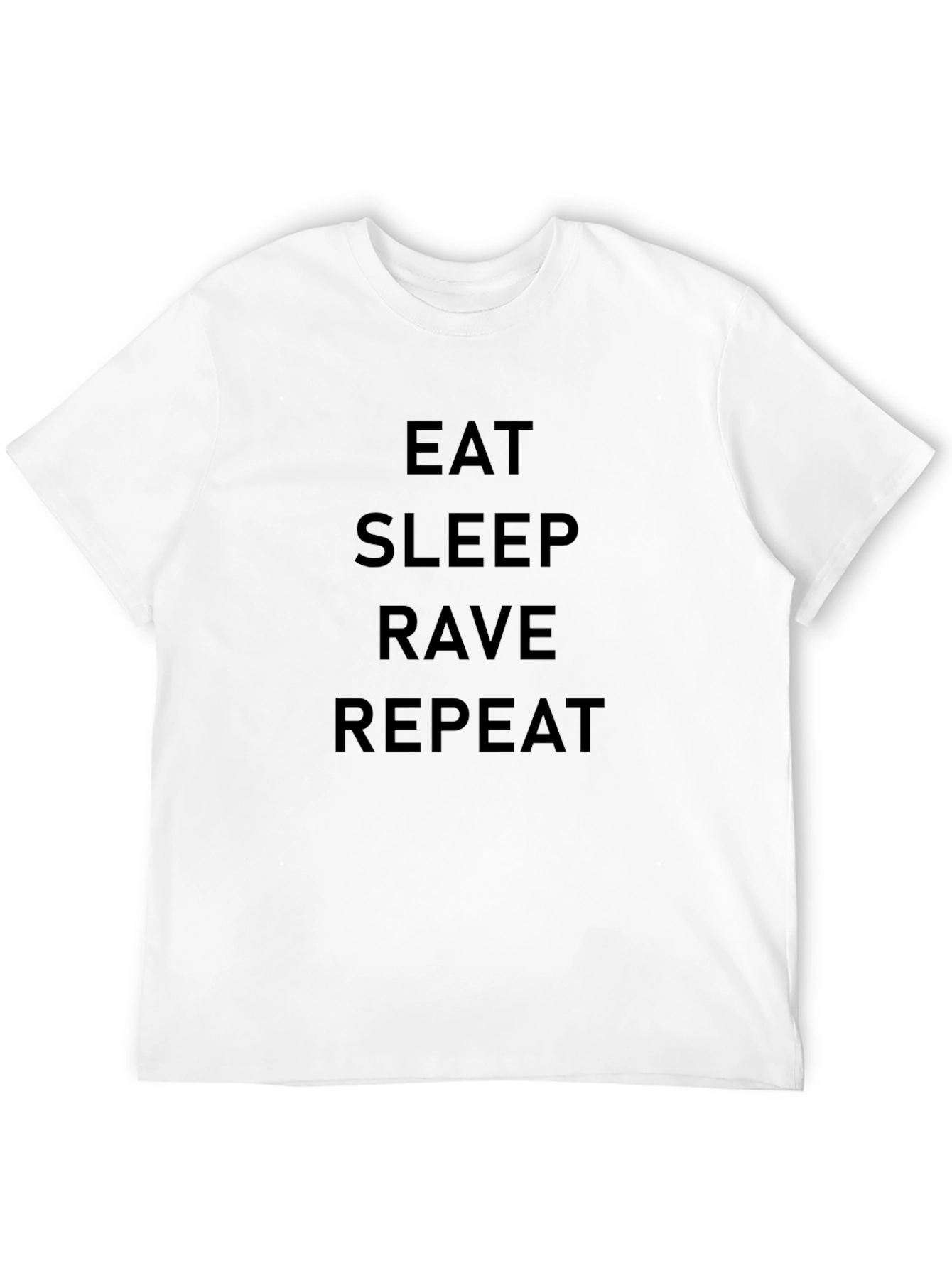 Eat Sleep Rave Repeat Graphic T-Shirt