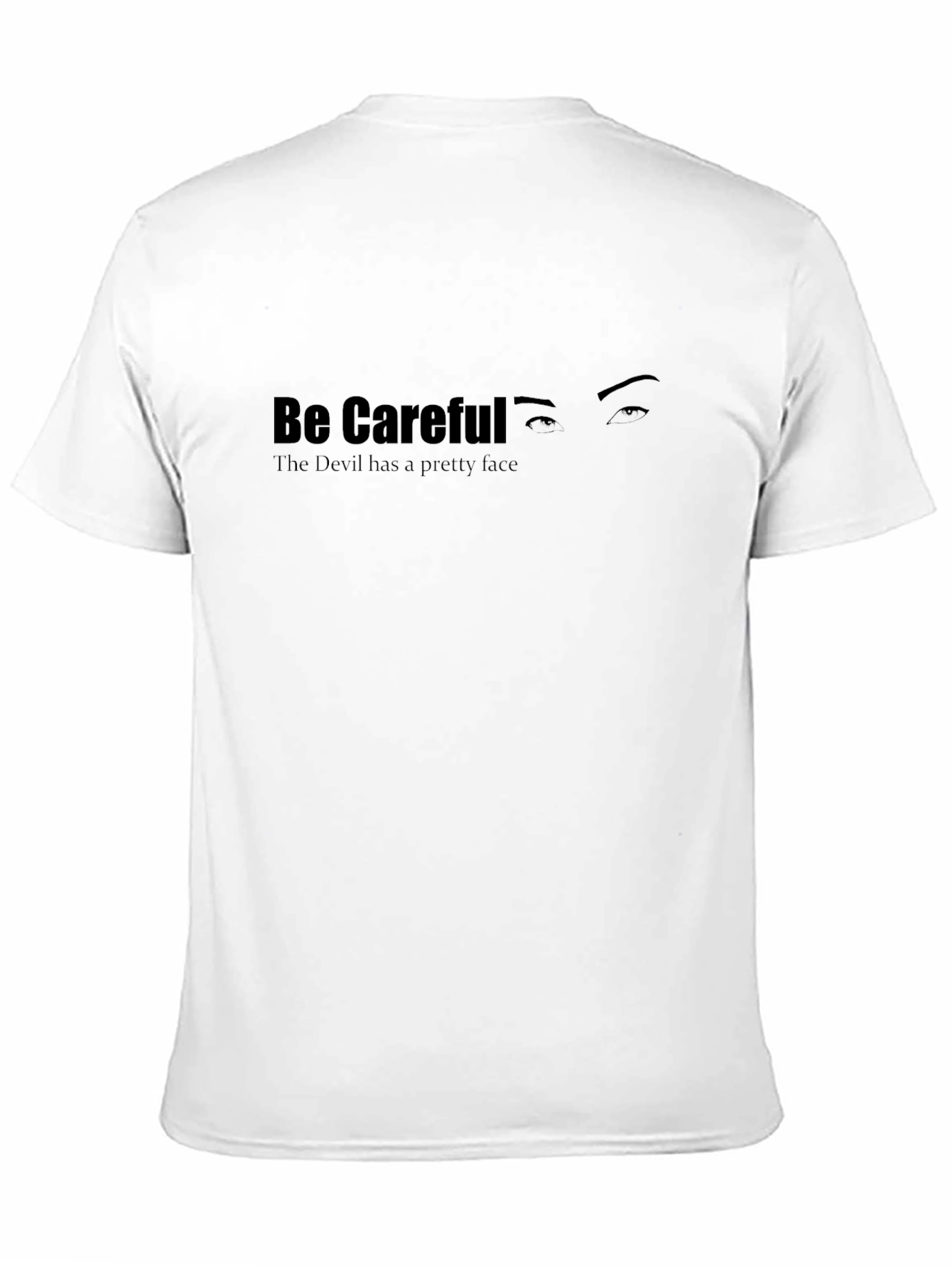 Be Careful Graphic Tee - Stylish Caution