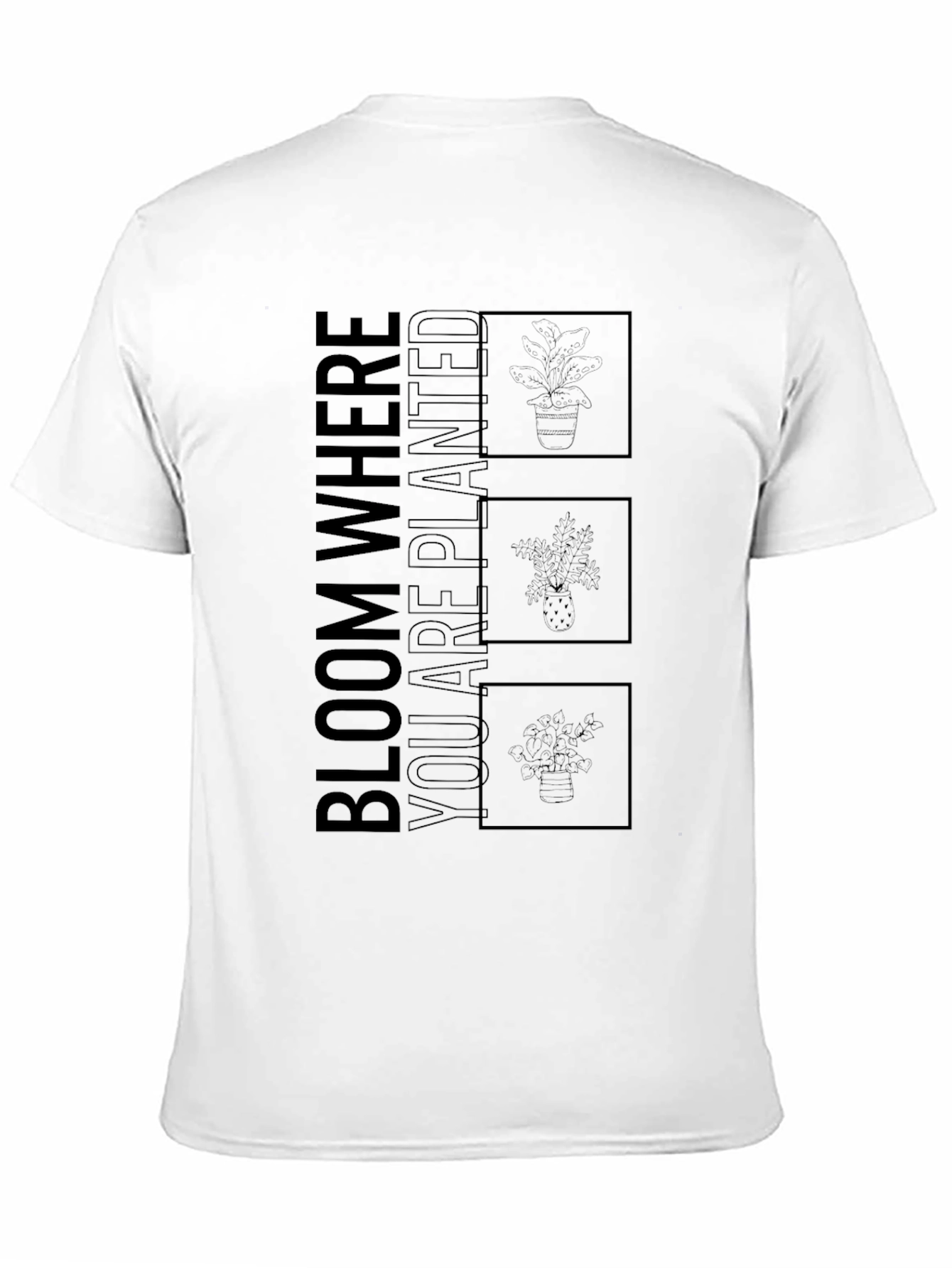 Bloom Where You Are Planted Graphic T-Shirt