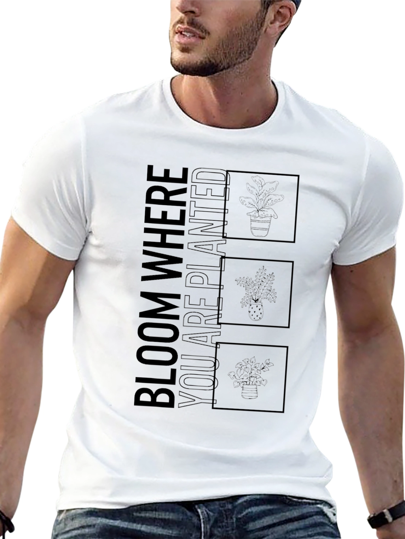 Bloom Where You Are Planted Graphic T-Shirt
