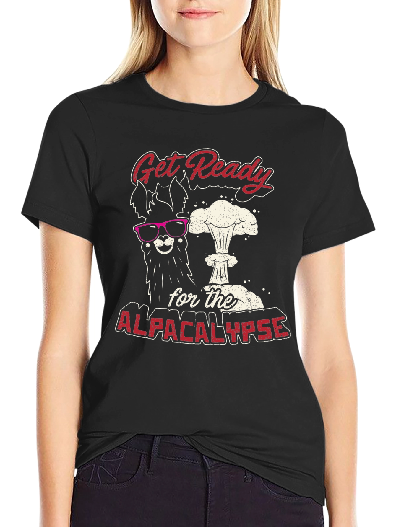 Alpocalypse T-Shirt - Funny Llama Apocalyptic Design