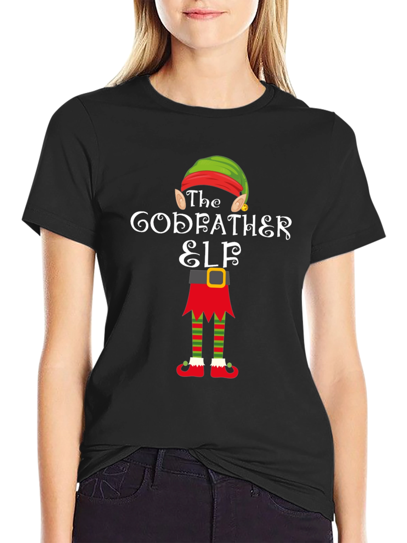 The Godfather Elf T-Shirt Christmas Holiday