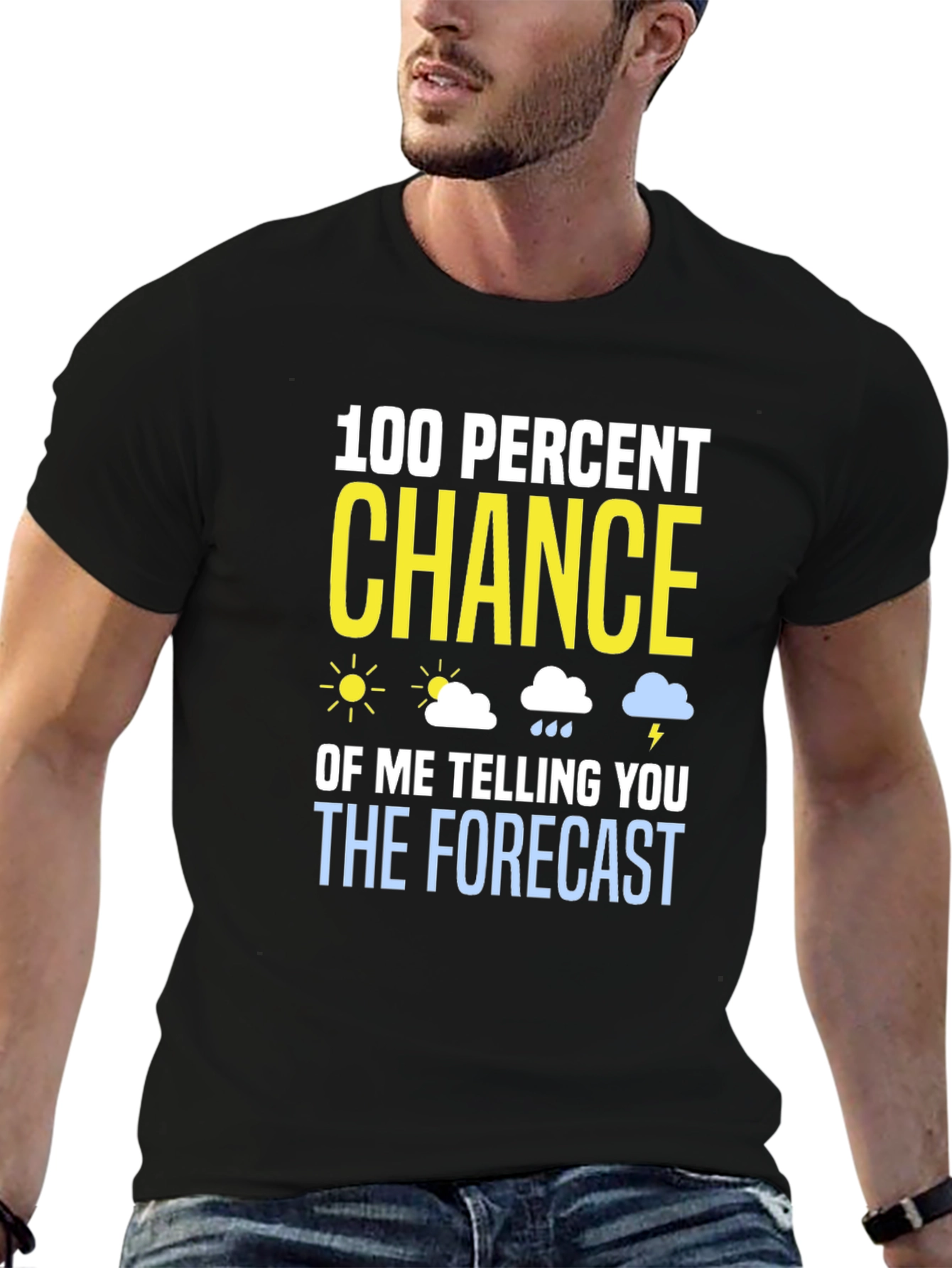 Humorous Weather Forecast T-Shirt