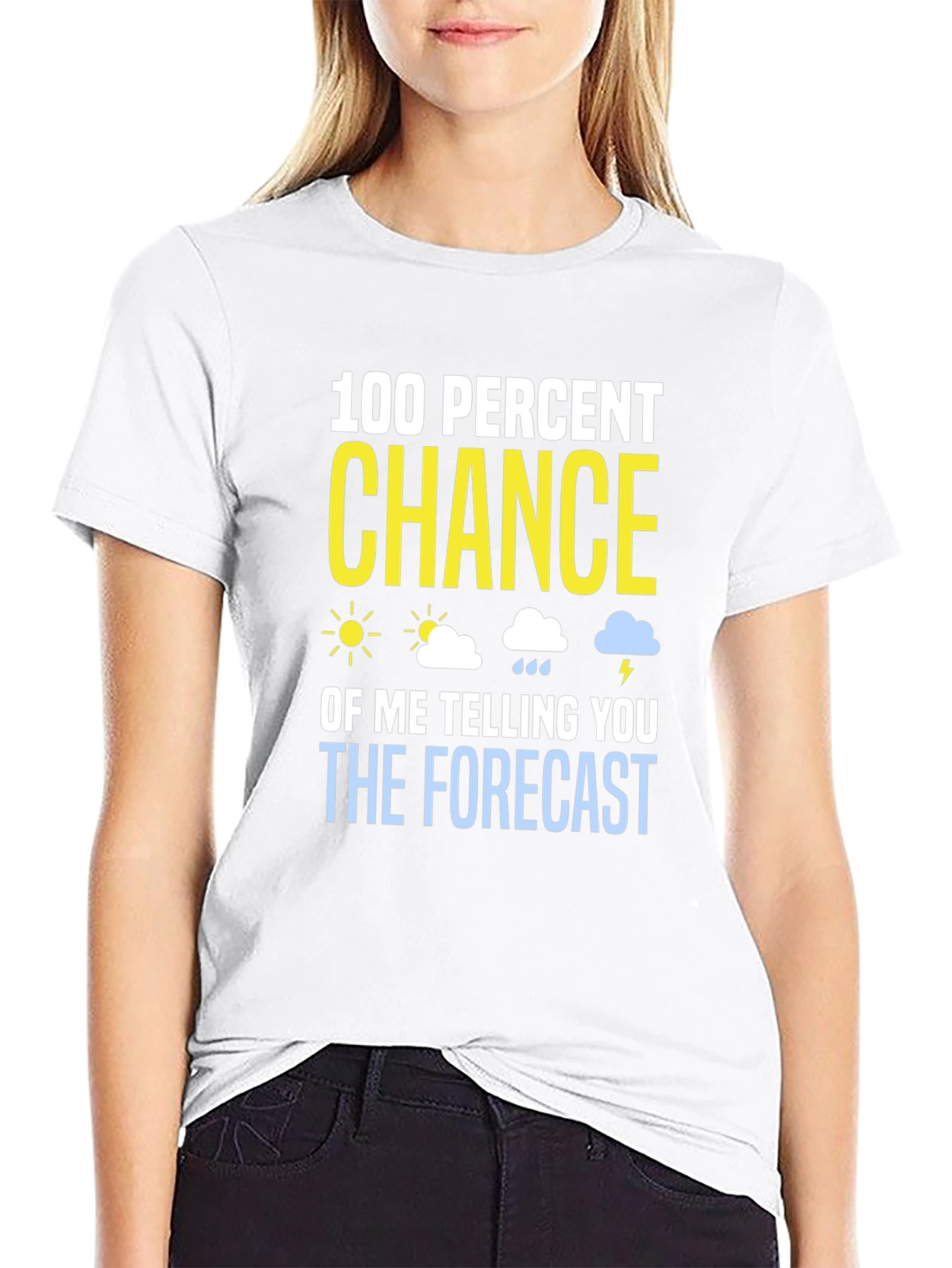 Humorous Weather Forecast T-Shirt