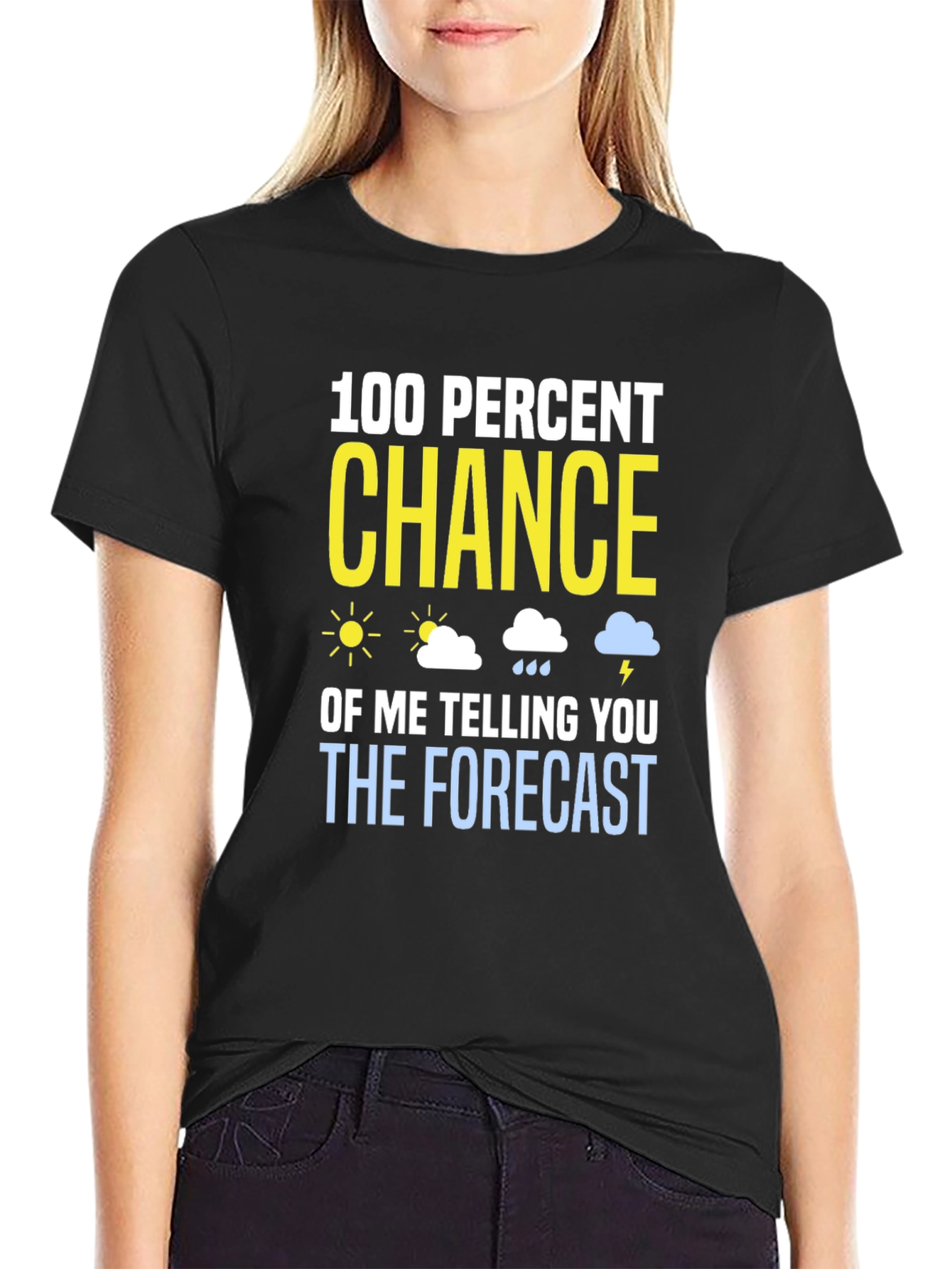 Humorous Weather Forecast T-Shirt