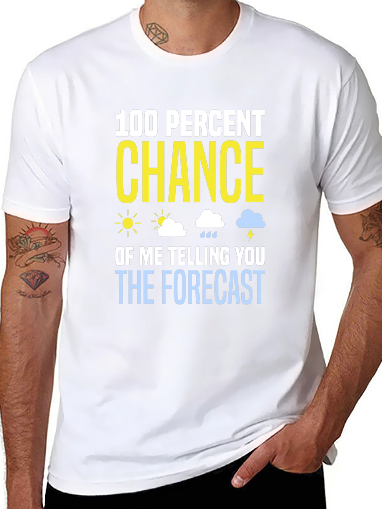 Humorous Weather Forecast T-Shirt