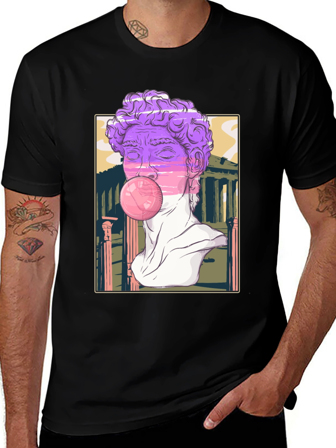 David Bubblegum T-Shirt - Pop Art Tee